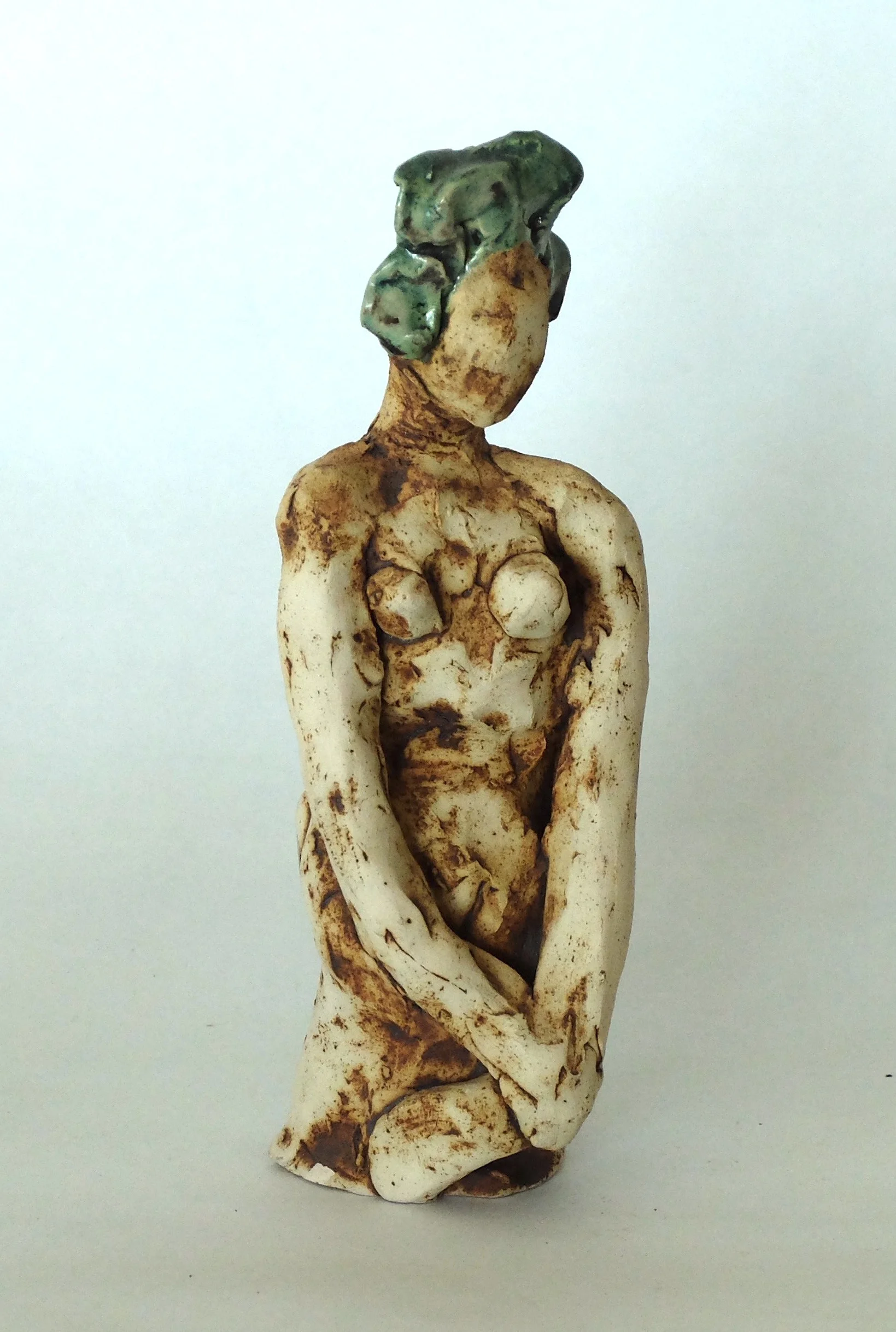 WOMAN WITH GREEN HEADDRESS - SOLD