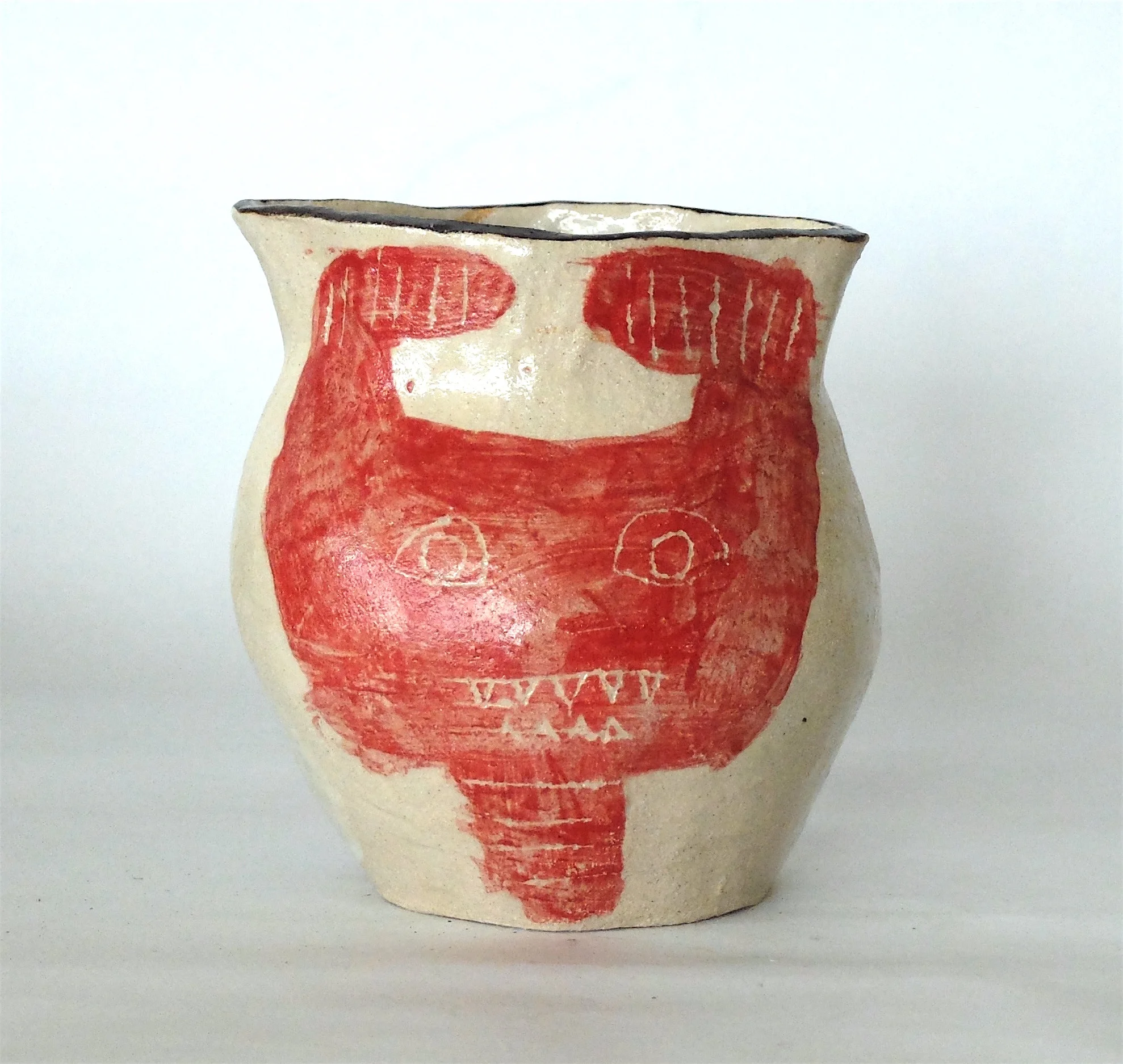 RED DEVIL VASE
