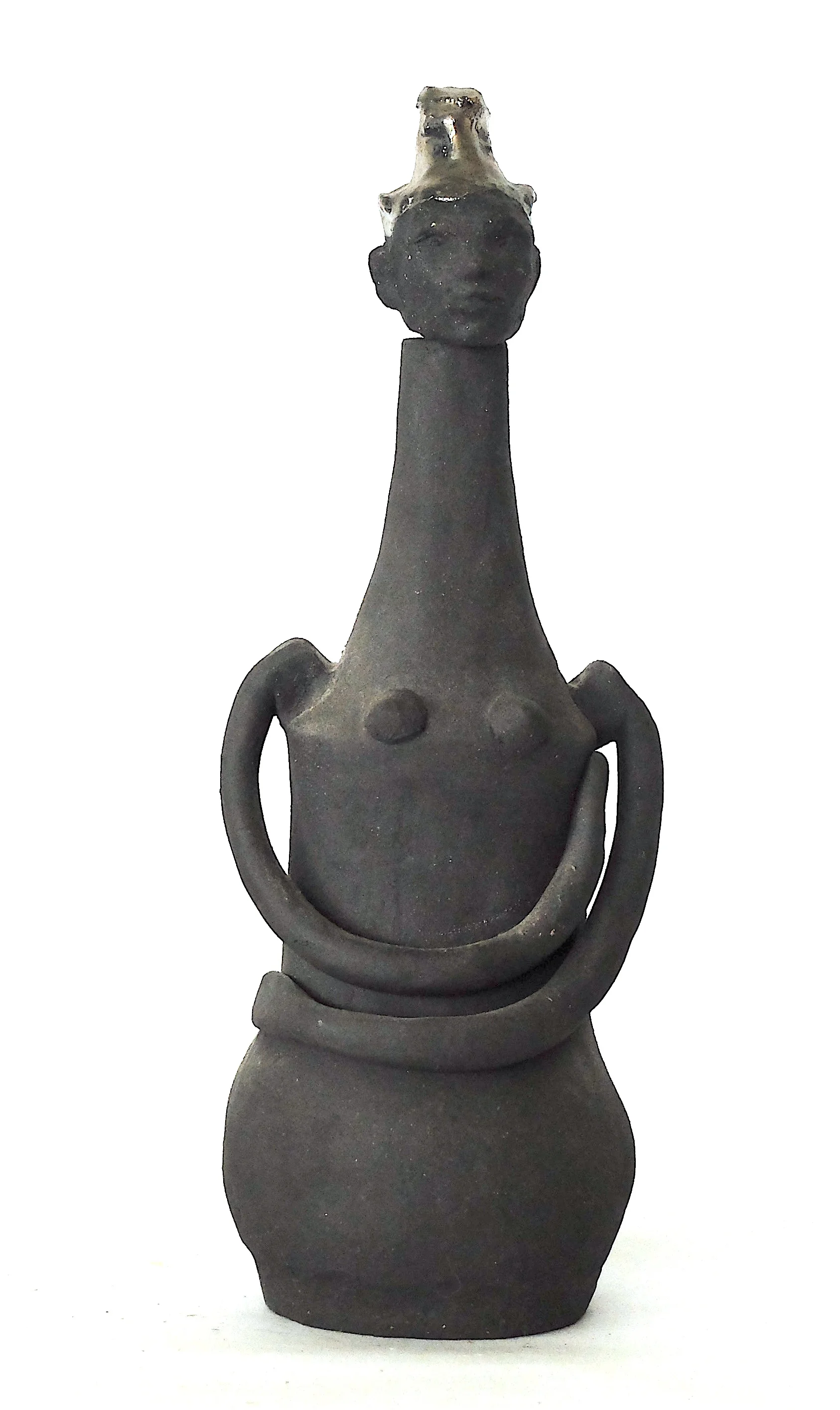 WOMAN WITH PEWTER HAT (AND DUST)
