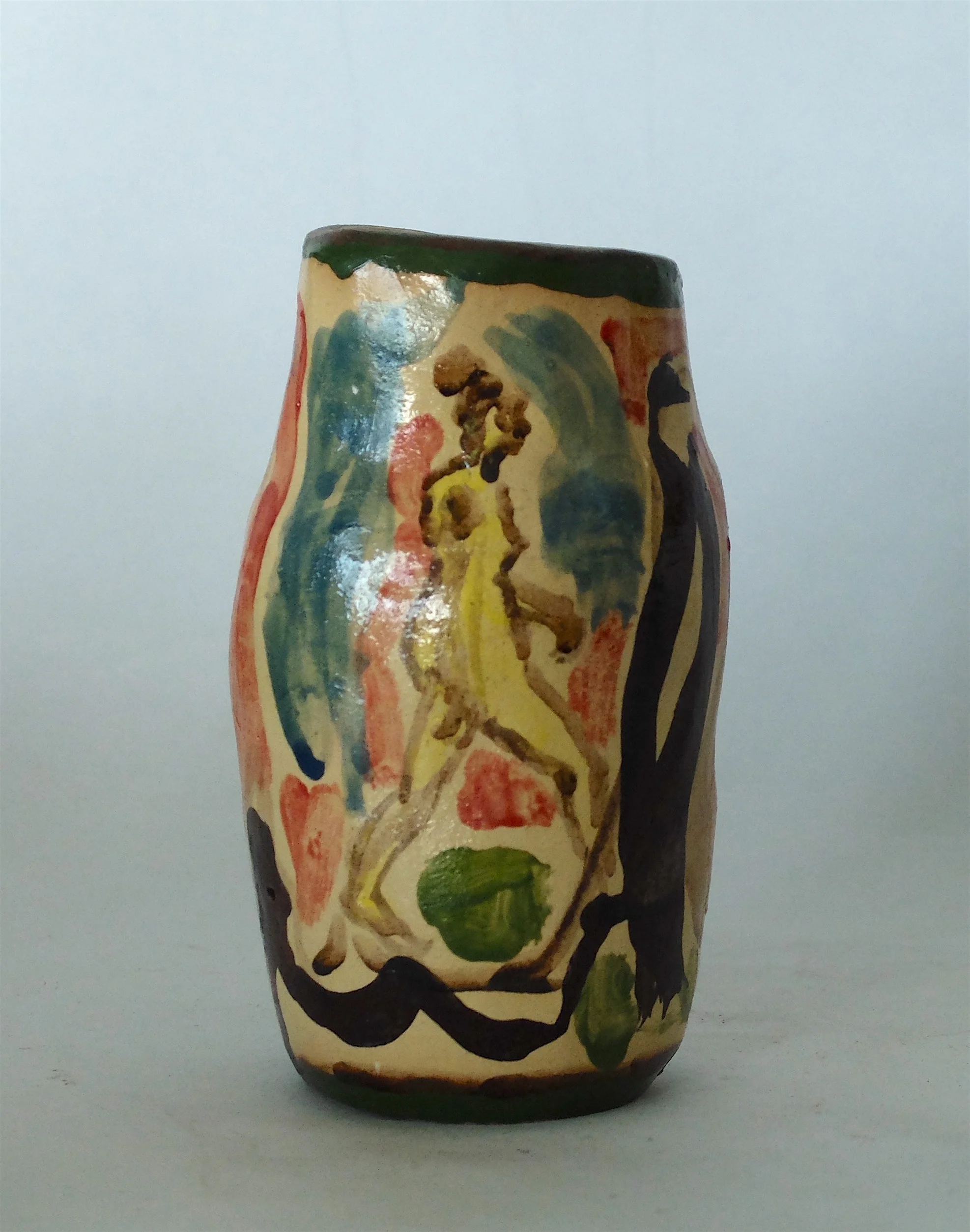 YELLOW WOMAN VASE