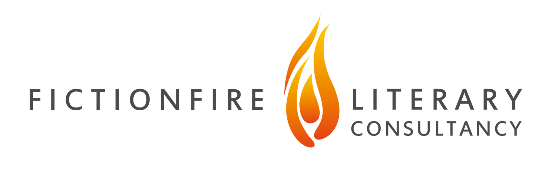 Fictionfire Literary Consultancy landscape logo with white background 1899x649 px.png