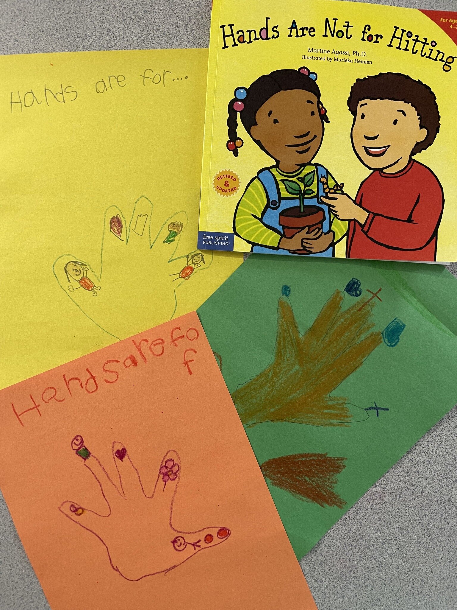 Our outreach team enjoyed reading to kindergarten students at Alto Park Elementary! Caroline shared the importance of using hands for good and engaged students in an art activity after reading time. We're excited to be working with all ages to promot