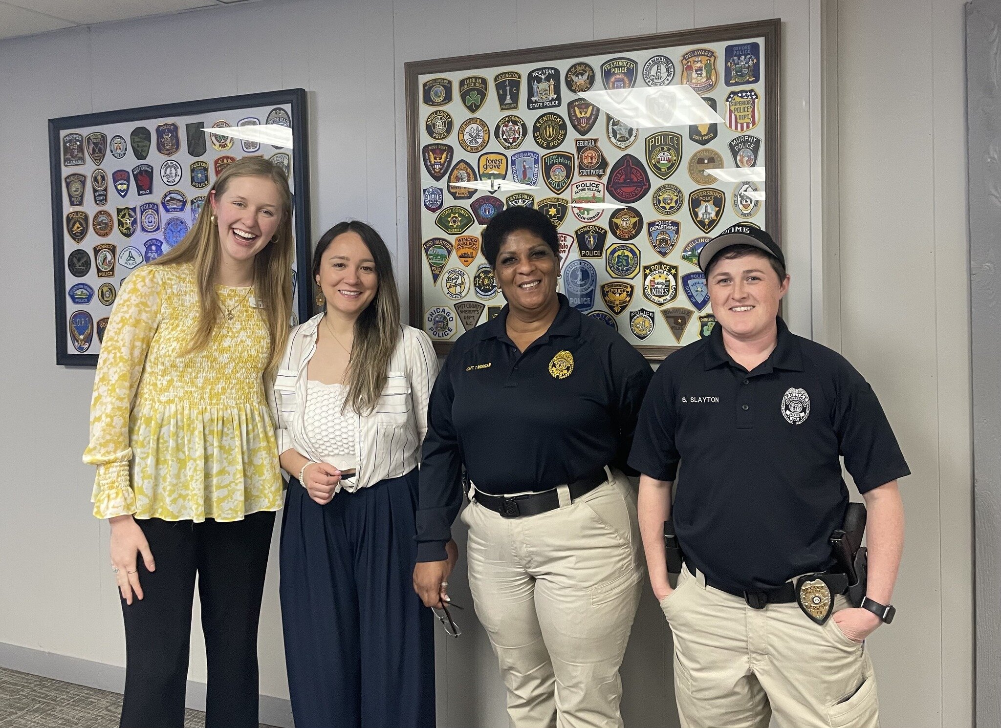 Caroline and Angela have enjoyed visiting Rome City Police Department for trainings about domestic violence and Hospitality House's services over the past two weeks. We are incredibly grateful for the ways RPD serves our community, and hope to contin