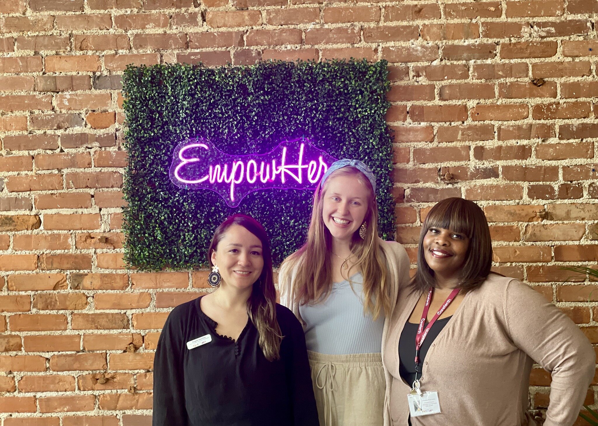 Have you met our Outreach Team?! You may see members of this trio out in Rome anywhere and everywhere, spreading the word about Hospitality House for Women! Angela, Caroline and Tina (left to right) love working with outreach clients, doing community