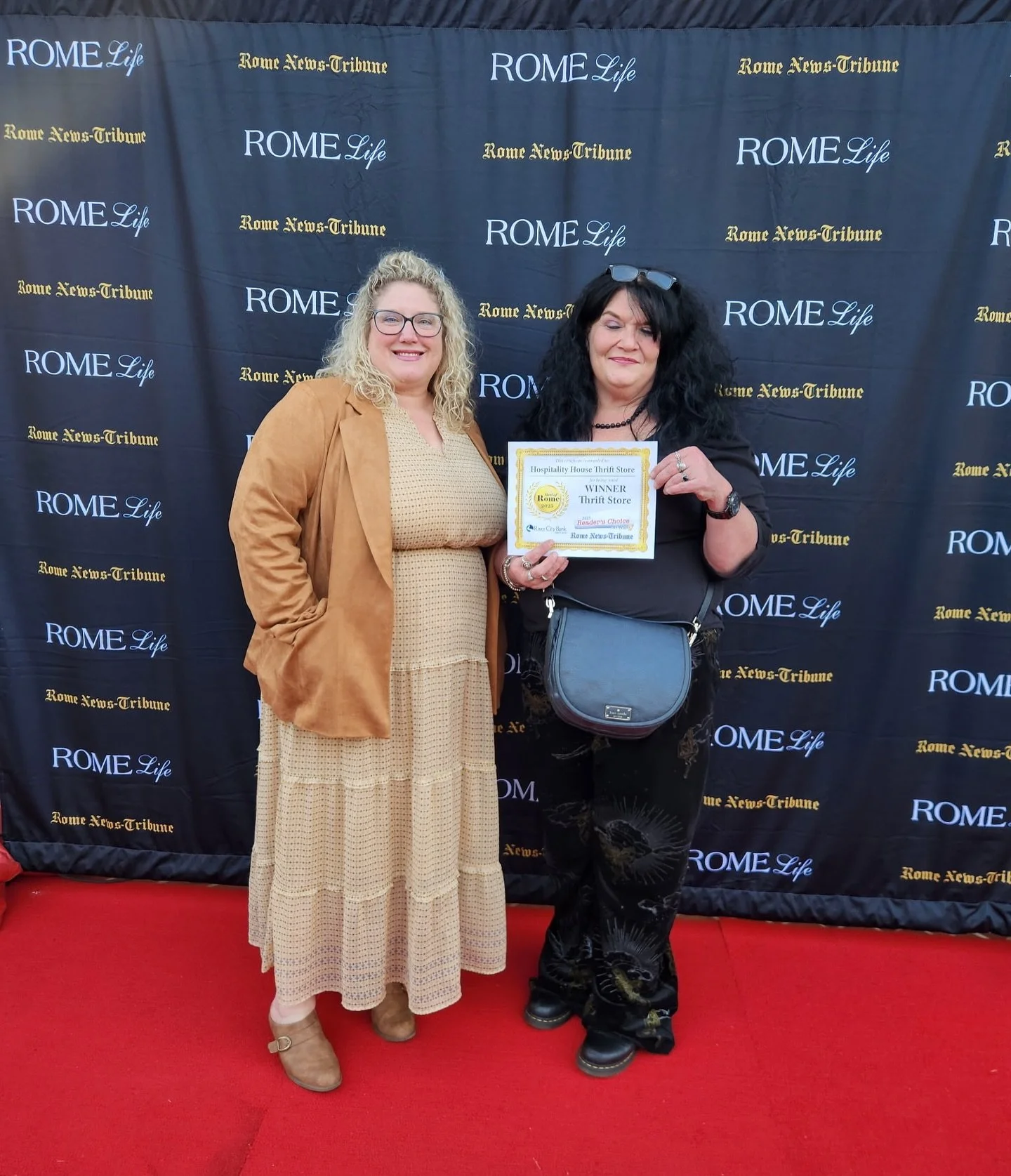 We are incredibly grateful to our wonderful customers, community members, family, friends, donors, neighbors, and clients who voted us the Best Thrift Store in Rome for 2025! Thank you for supporting the Hospitality House For Women&rsquo;s mission to