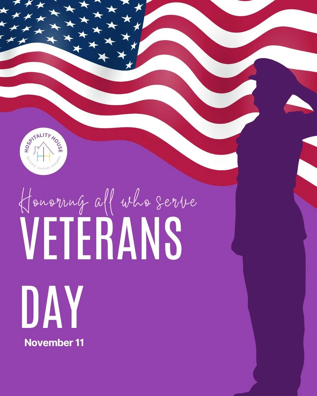 Thank you, veterans, for sacrificing so much to keep us safe. Today, we're grateful for all who serve our country! 

Gracias, veteranos, por sacrificar tanto para mantenernos a salvo. &iexcl;Hoy, damos las gracias a todos los que sirven y han servido