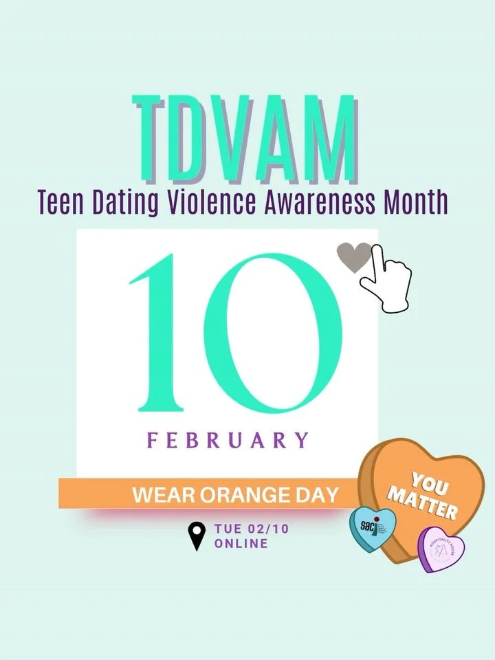 🧡 TDVAM - Wear Orange Day 🧡

This month, in collaboration with @sacnwga and our team at @hospitalityhouseforwomen, we&rsquo;re visiting High schools across Floyd County to talk about healthy relationships, boundaries, and available resources. Preve