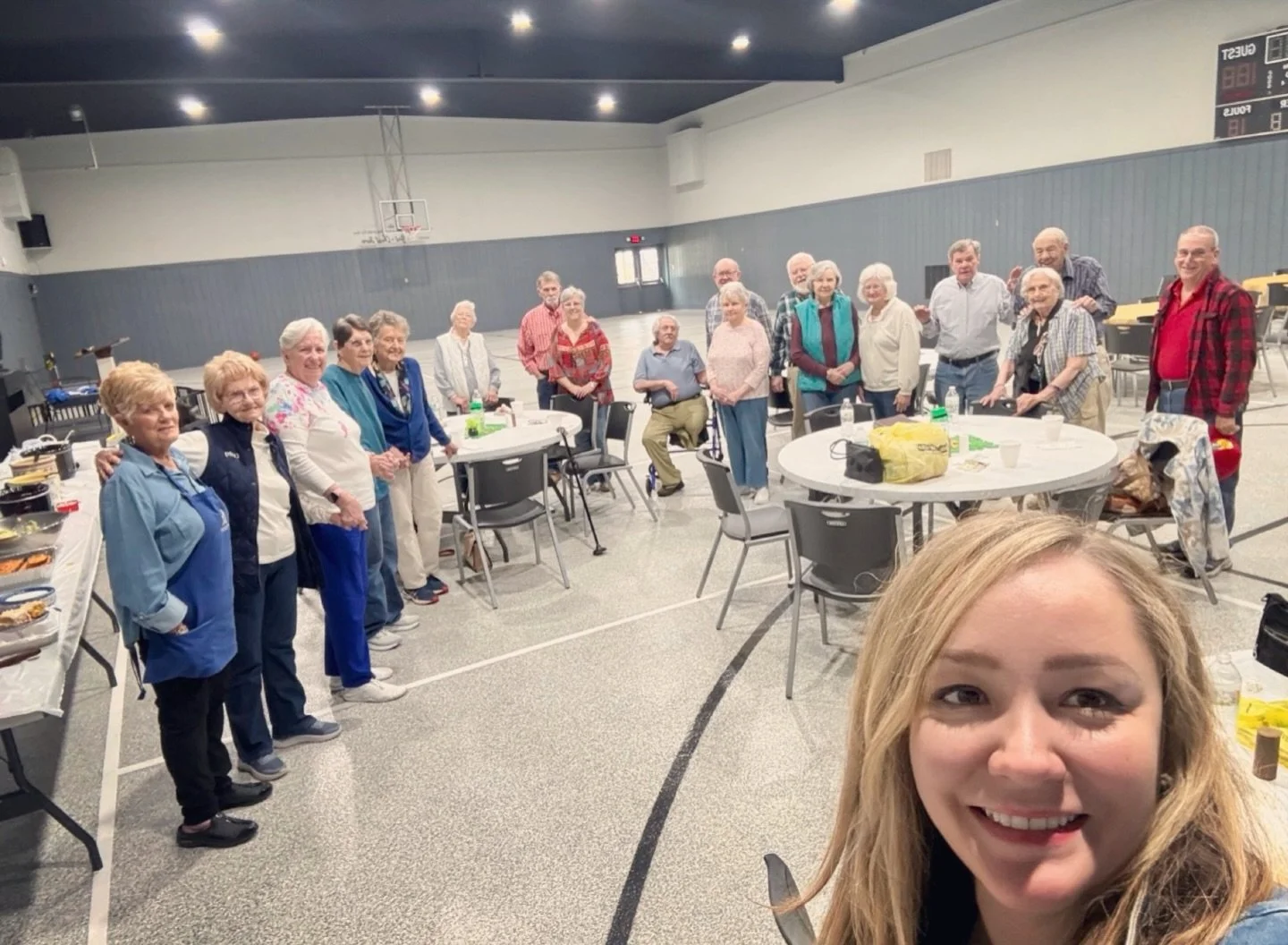 Earlier this Month, Angela, our Outreach Coordinator, got to visit the New Armuchee Baptist JOY Club to share about Hospitality House and the services we provide to domestic violence survivors! We are so grateful for their generosity toward our shelt