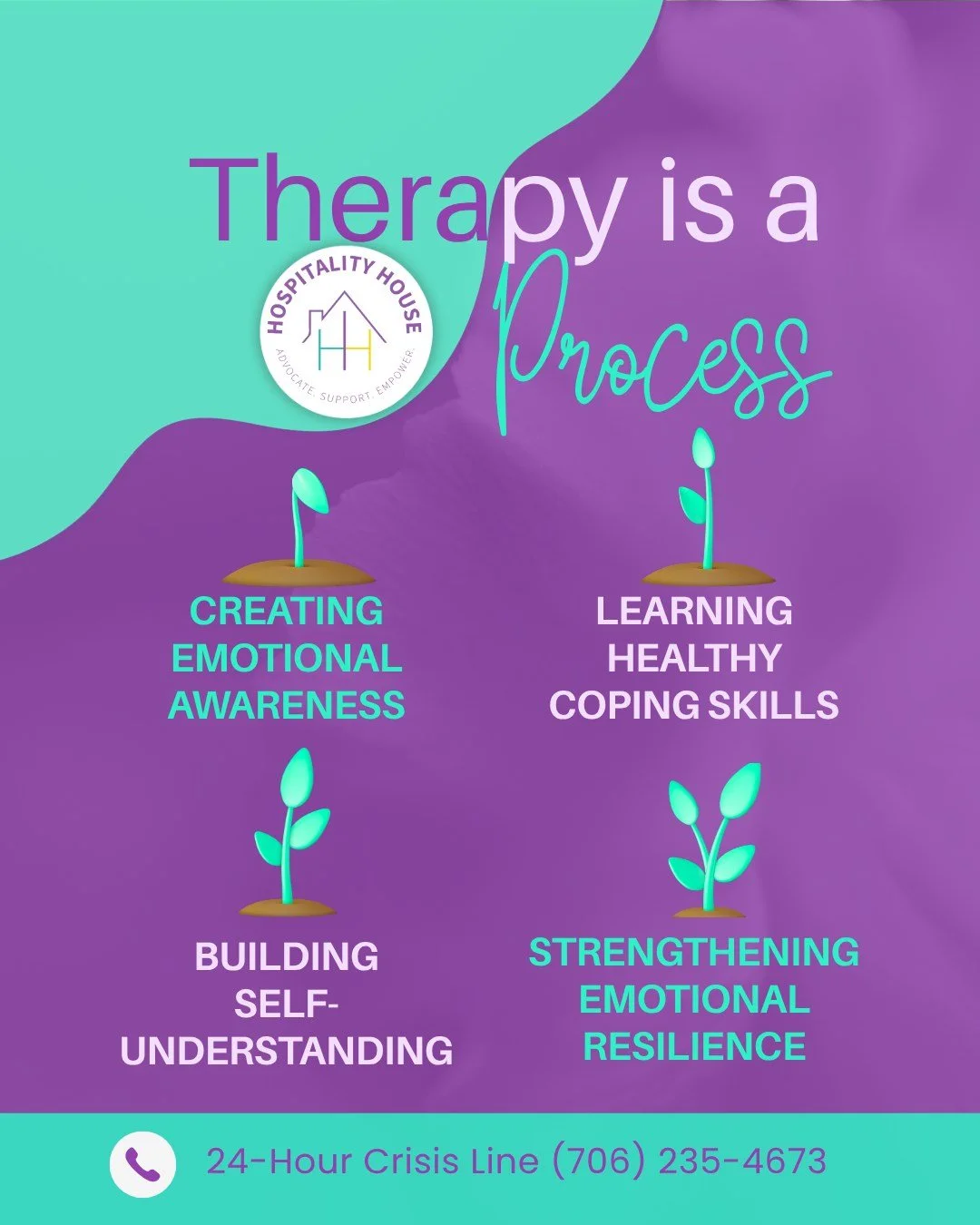 This Mental Health Awareness Month, and all year long,  our agency is here to support survivors of domestic violence with FREE, confidential, and bilingual counseling services. 

Healing starts with one conversation!

If you or someone you know needs