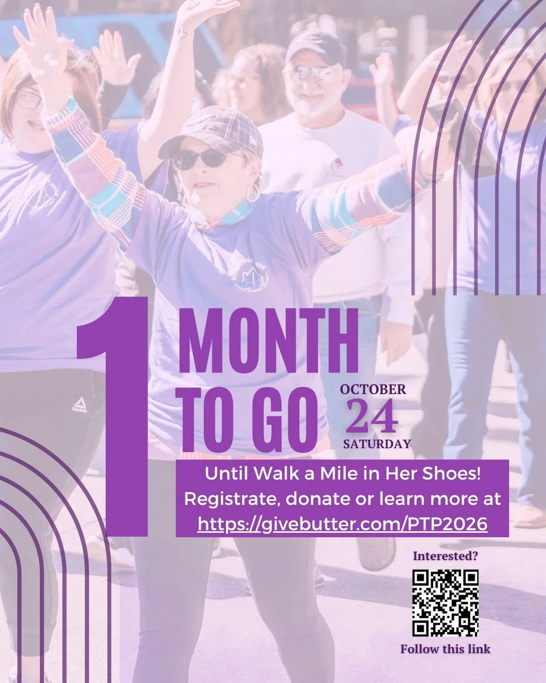 Walk a Mile in Her Shoes (WAM) is just ONE MONTH away! 
Join us for the 19th Annual WAM on October 24 at 11 AM at Sara Hightower Library!

Register, donate or learn more  today by visiting the link: https://givebutter.com/PTP2026

...

&iexcl;Walk a 