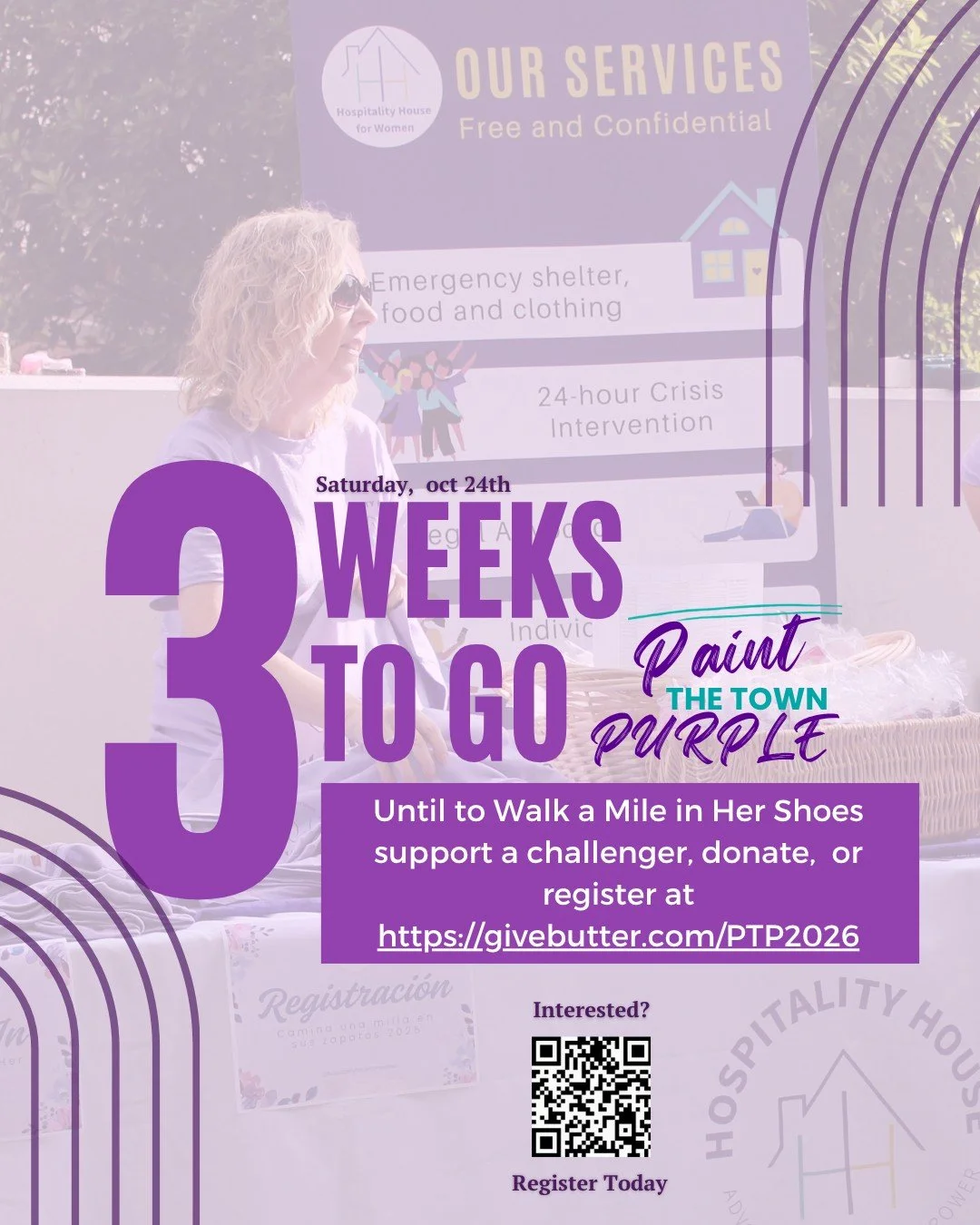 Walk a Mile in Her Shoes (WAM) is just 3 weeks away! 
Join us for the 19th Annual WAM on October 24 at 11 AM at Sara Hightower Library!
Register, donate, support your fave challenger, or learn more  today by visiting the link: https://givebutter.com/