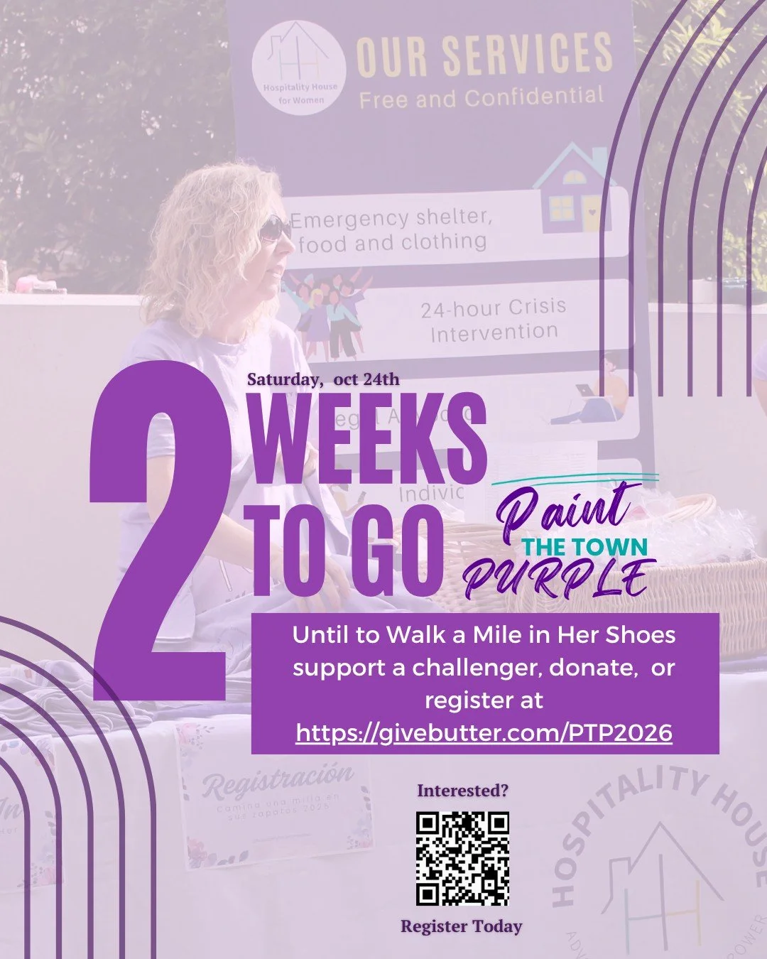 Walk a Mile in Her Shoes (WAM) is just 2 weeks away! 
Join us for the 19th Annual WAM on October 24 at 11 AM at Sara Hightower Library!
Register, donate, support your fave challenger, or learn more  today by visiting the link: https://givebutter.com/