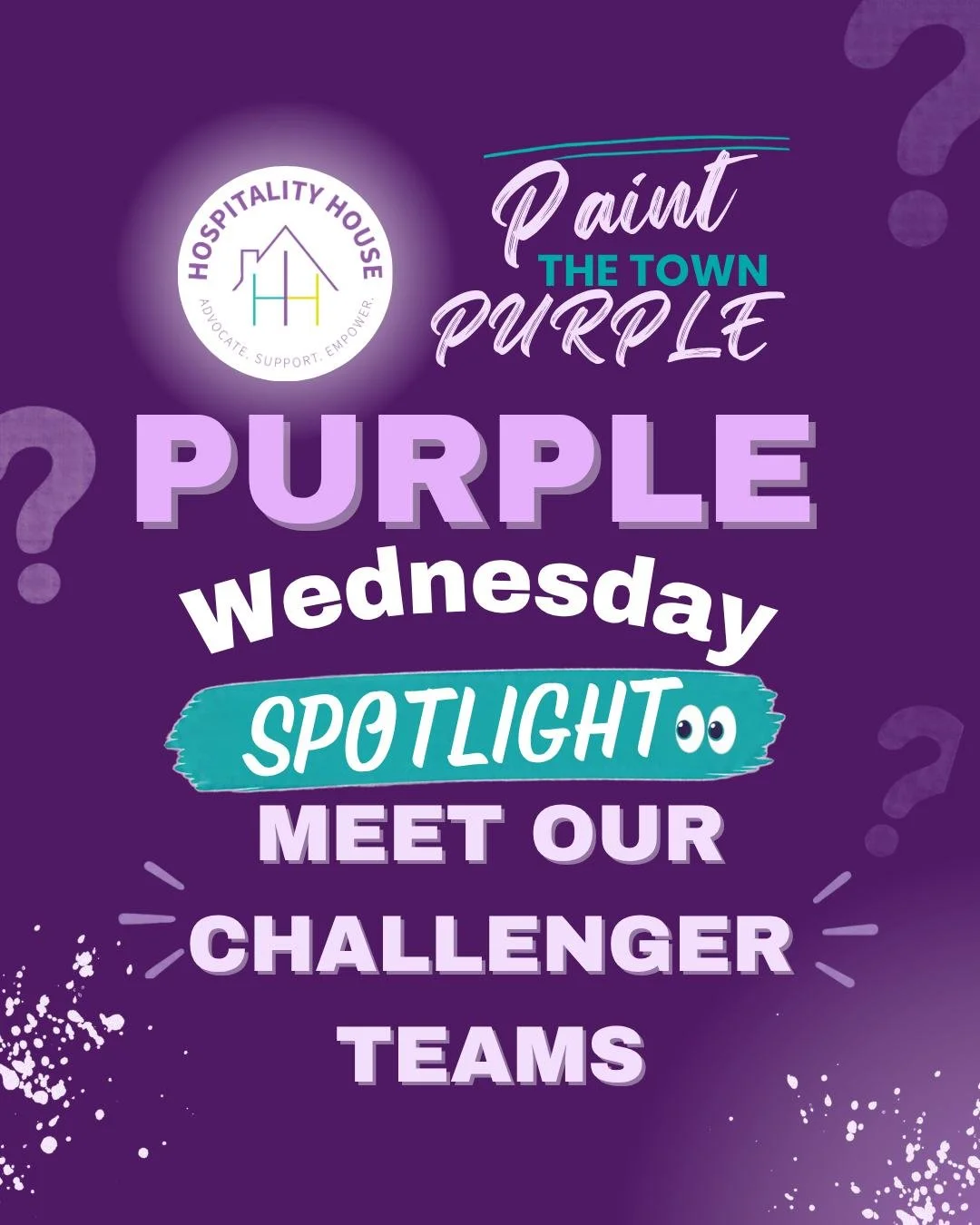 MEET OUR CHALLENGER TEAMS! 
How does the challenge work? The team that raises the most money will be named our Challenger Team Champion and lead the Walk in the Roman Chariot! Meet our challengers, cheer them on, and donate to support domestic violen