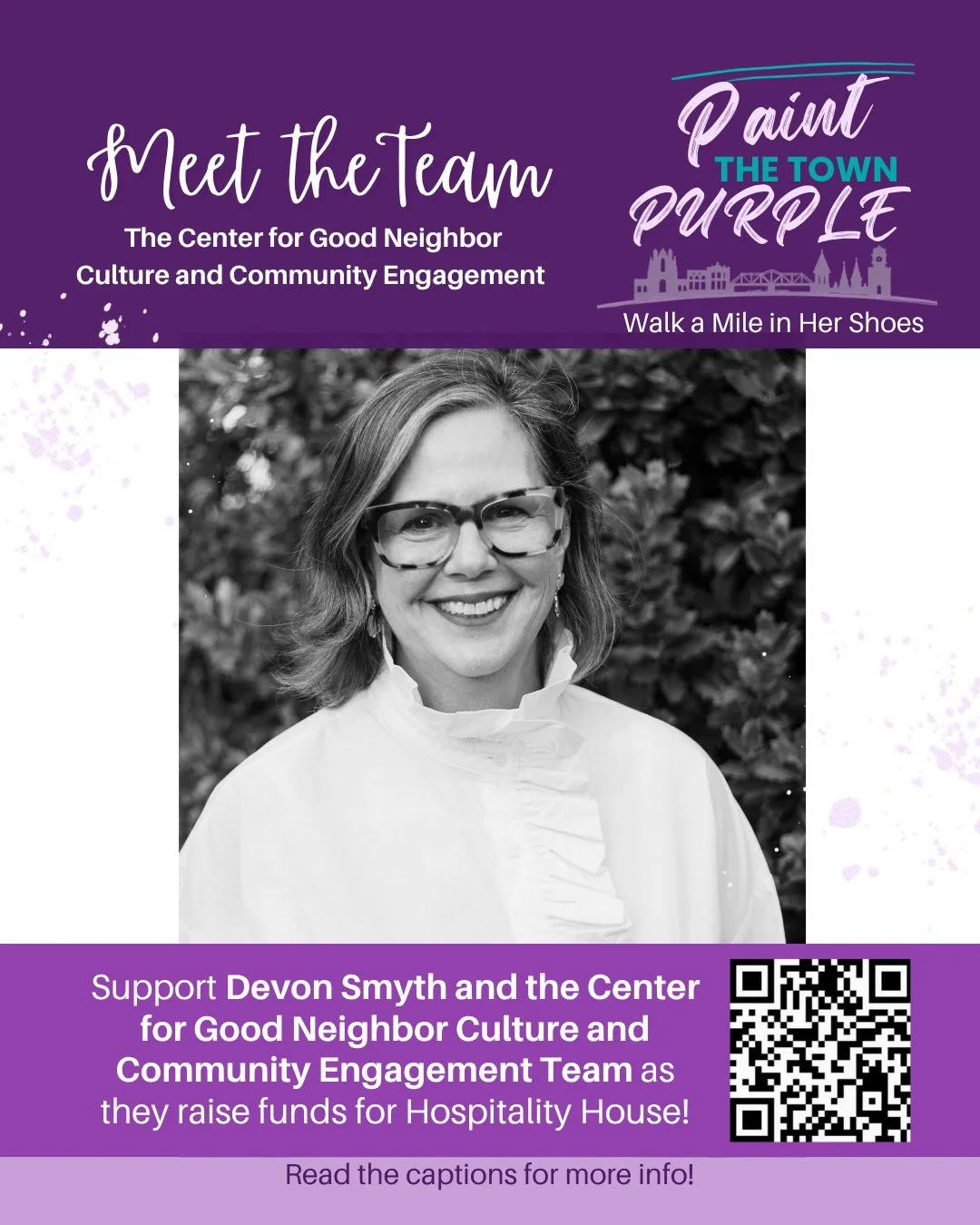💜PURPLE POWER: MEET TEAM THE CENTER FOR GOOD NEIGHBOR CULTURE AND COMMUNITY ENGAGEMENT💜

Meet Devon Smyth, captain of The Center for Good Neighbor Culture and Community Engagement at Berry College! 

We&rsquo;re so excited to have Devon on board as