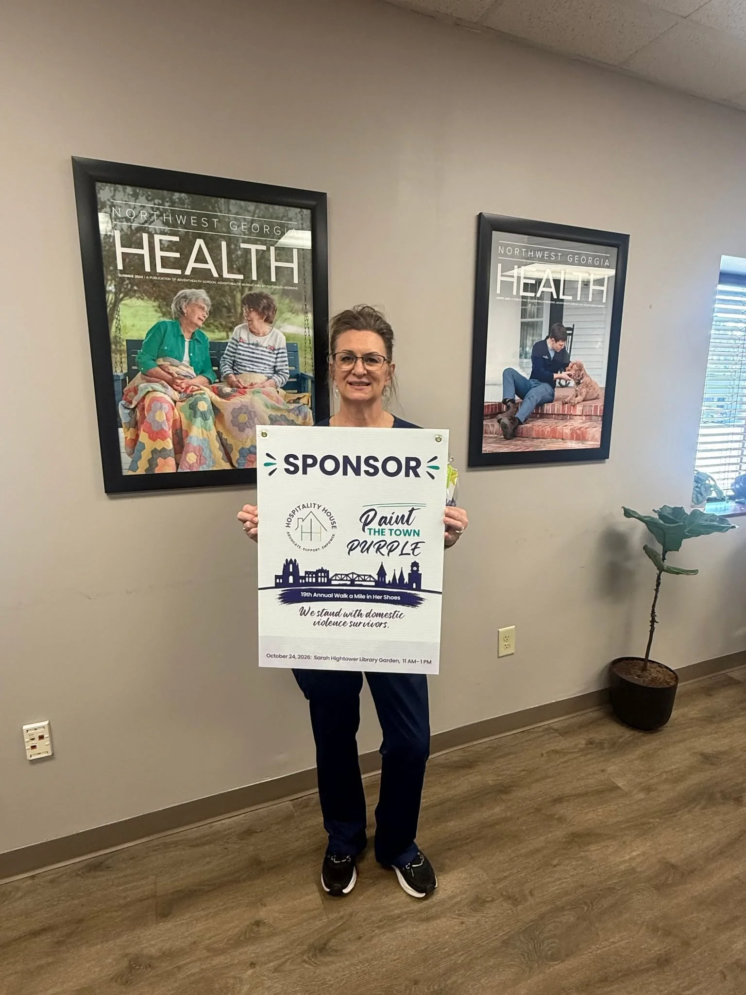 Thank you to @AdventHealth Redmond, our Empowerment Sponsor, for standing with domestic violence survivors and helping us Paint the Town Purple!

...

&iexcl;Gracias a @AdventHealth Redmond, nuestro Patrocinador del Empoderamiento, por apoyar a v&iac