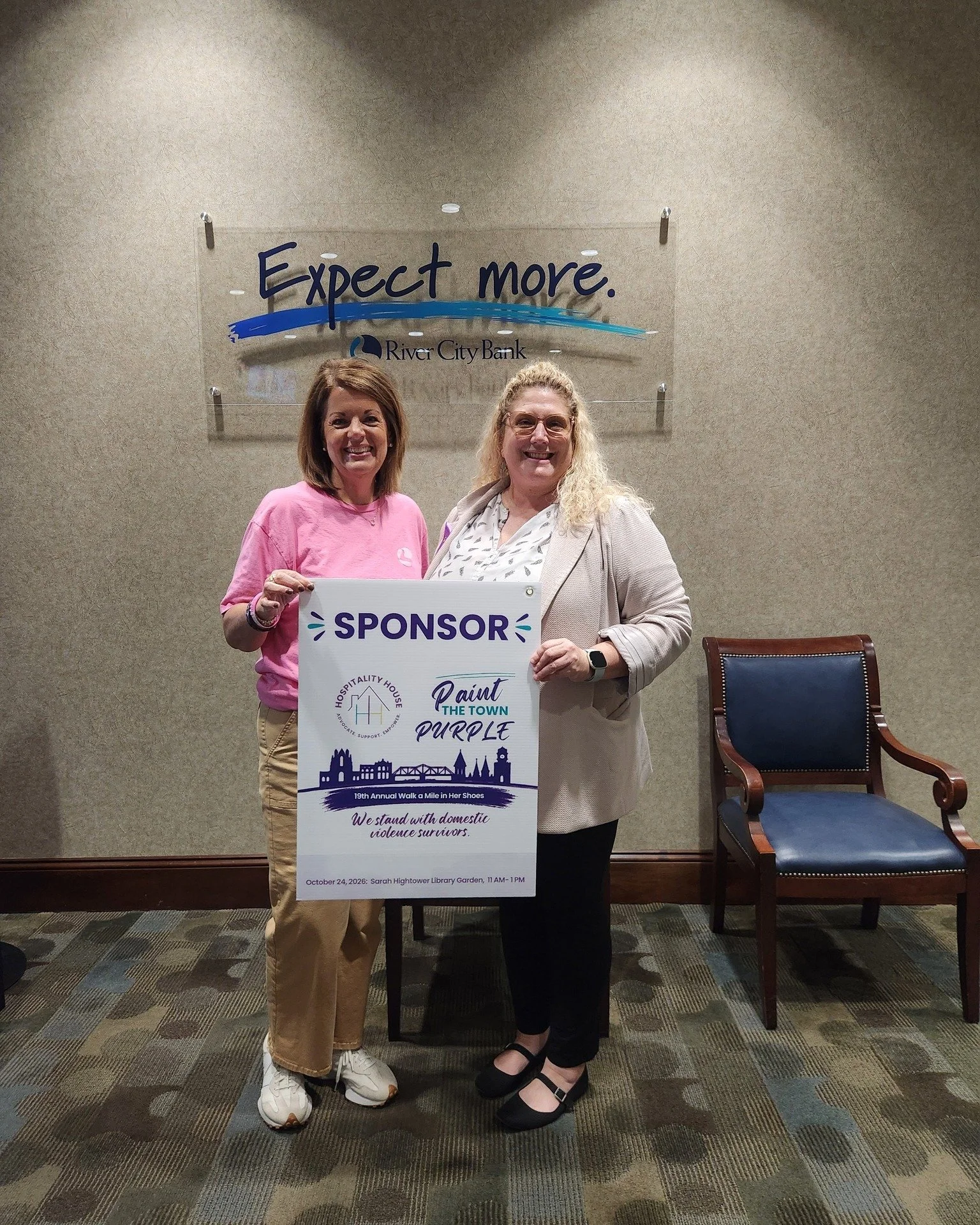 Thank you to @River City Bank for helping us Paint the Town Purple! Together, we&rsquo;re building a stronger future for domestic violence survivors.

Financial abuse can make it difficult for domestic violence survivors to leave an abusive relations