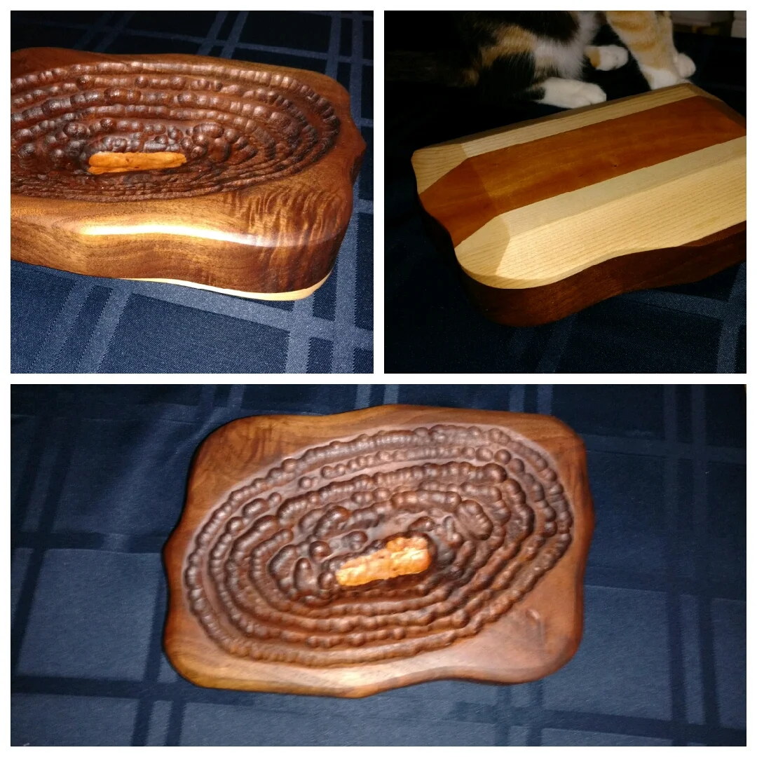 Carved Hardwood Bowl
