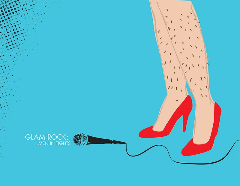 Glam Rock: Men In Tights Cover