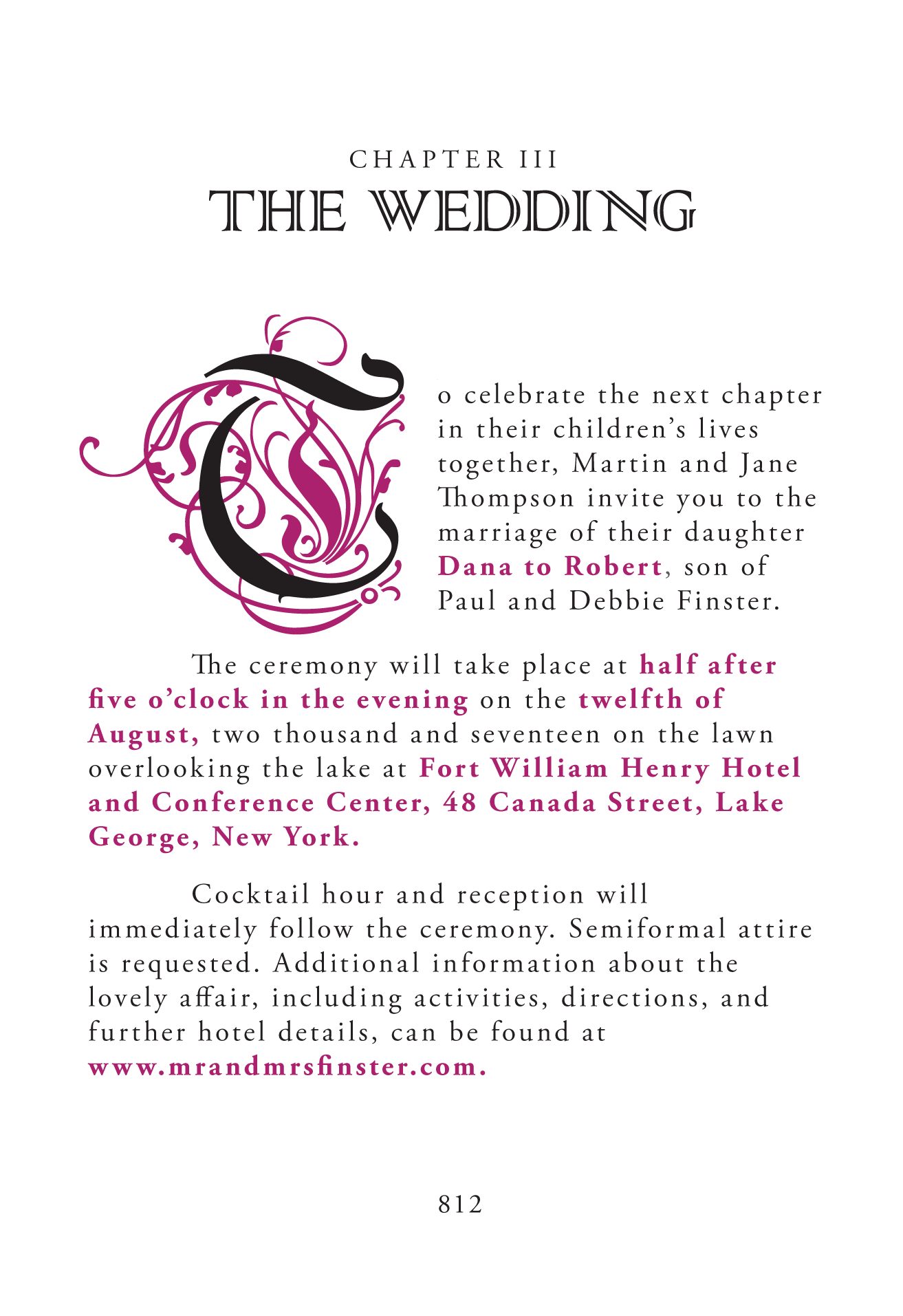 Wedding Invitation Design: Dana & Rob