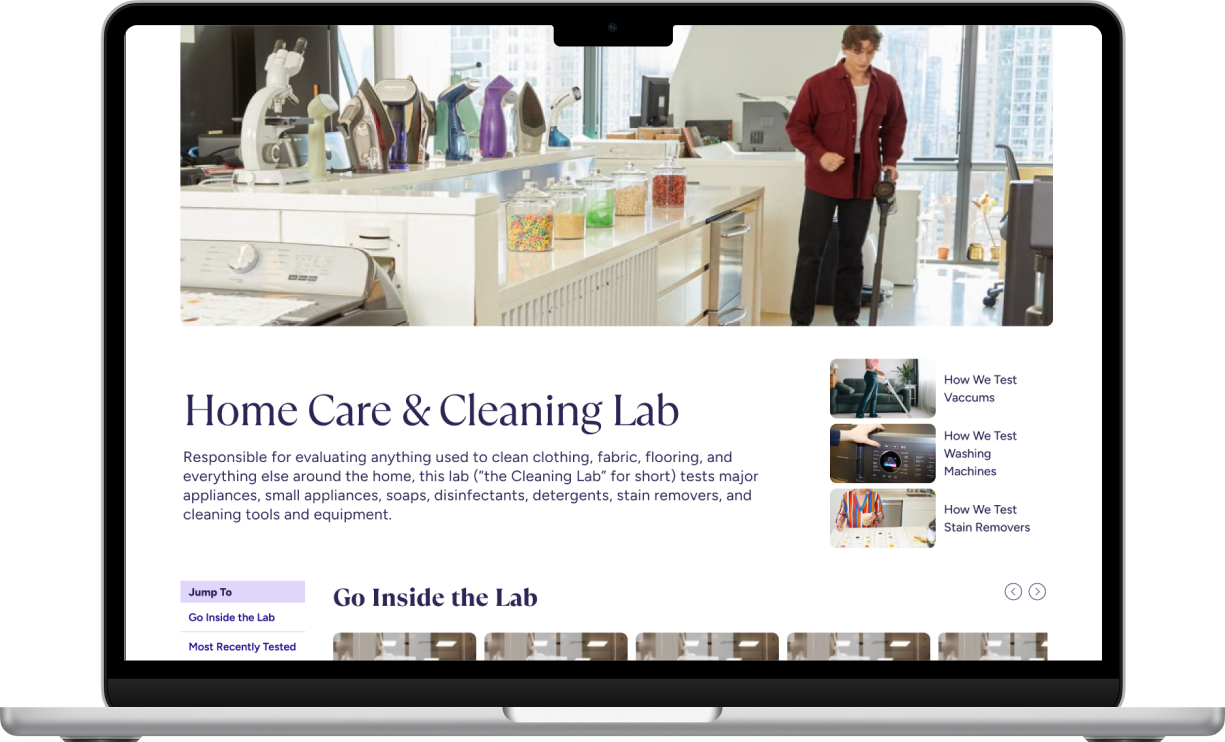 Institute Lab Pages - Good Housekeeping