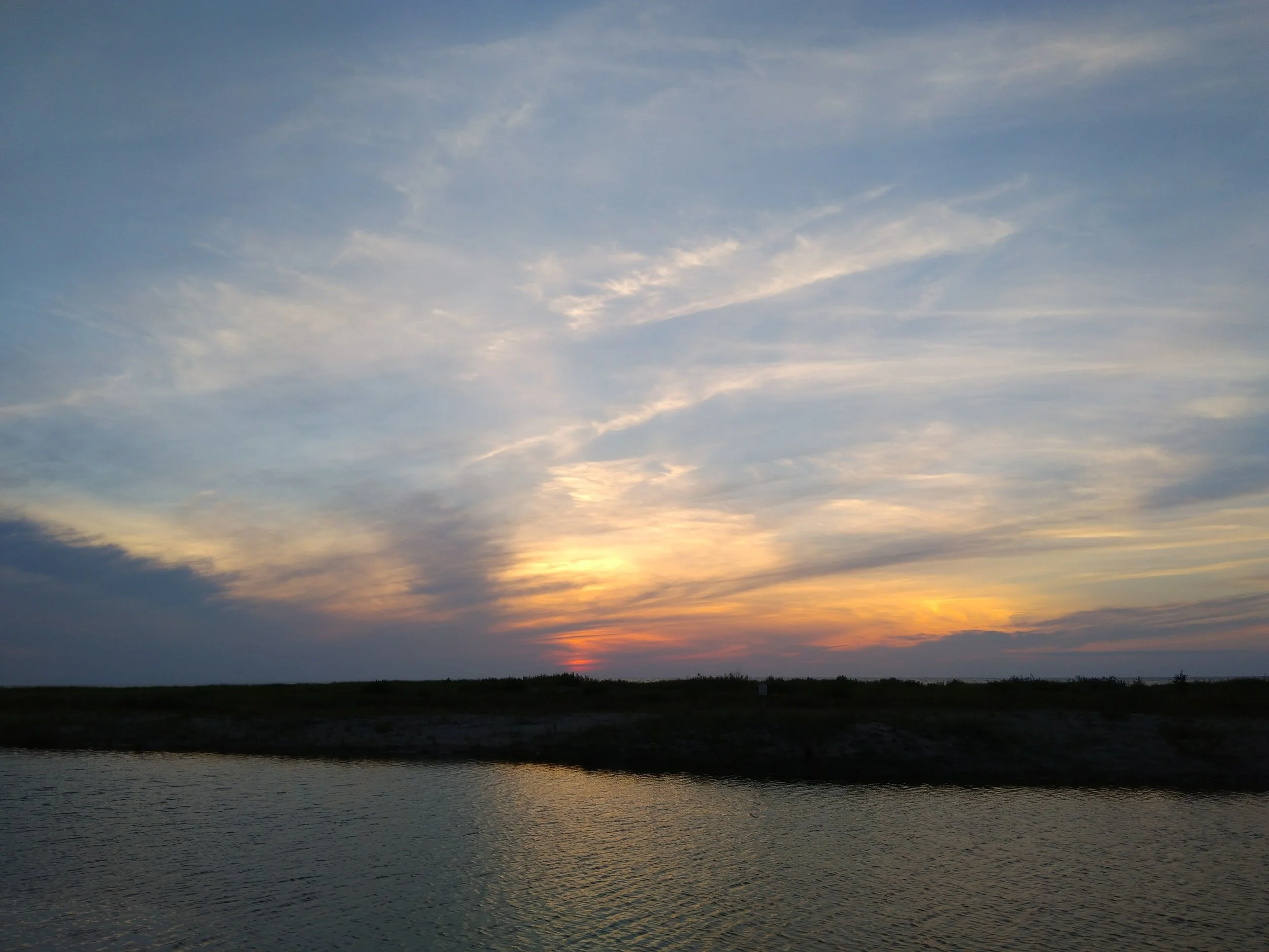 The Sunset over Northern Michigan