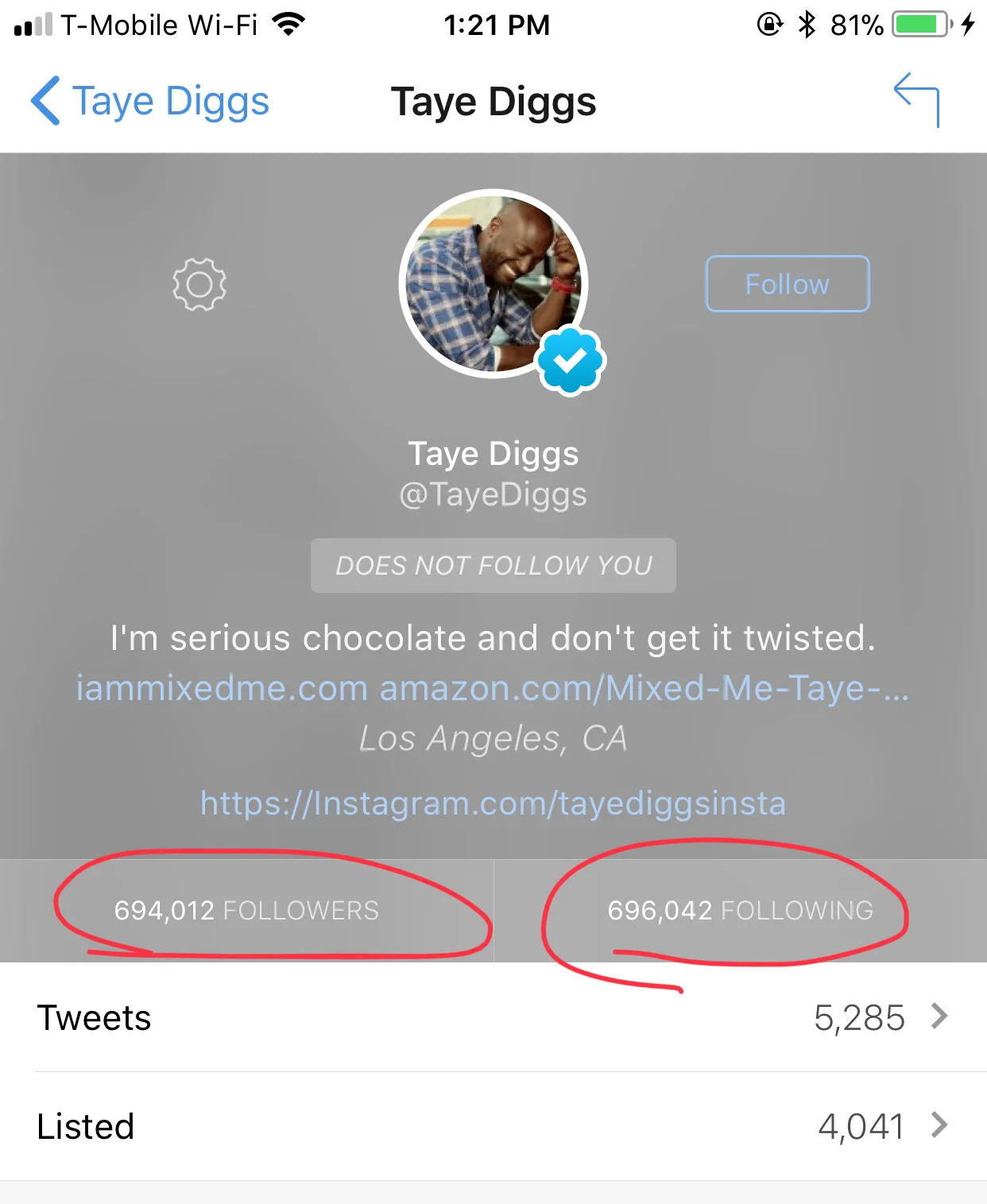 If we can't trust Taye Diggs, who can we trust?