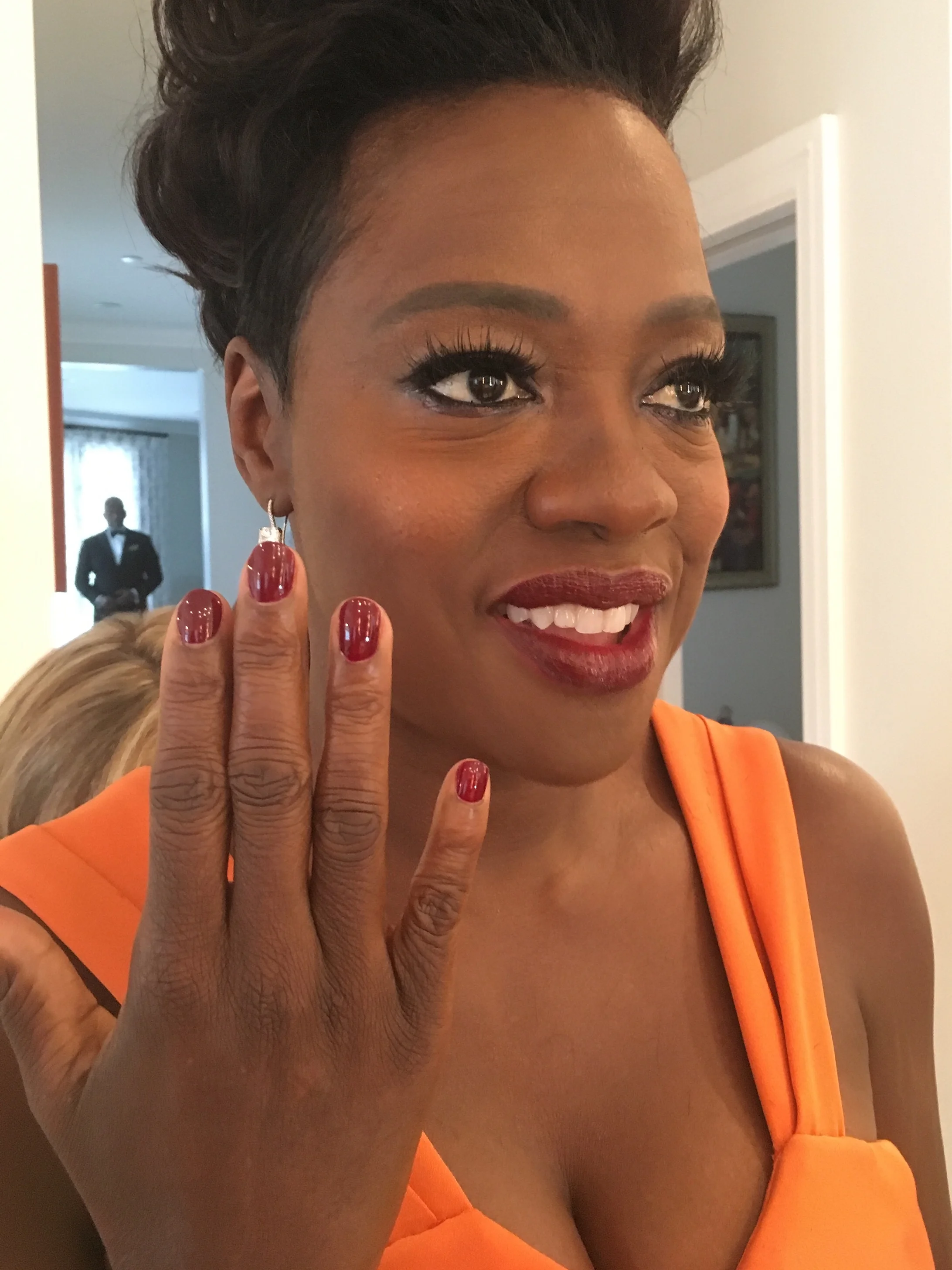Behind the Scenes with Viola Davis for the 2017 Emmy's
