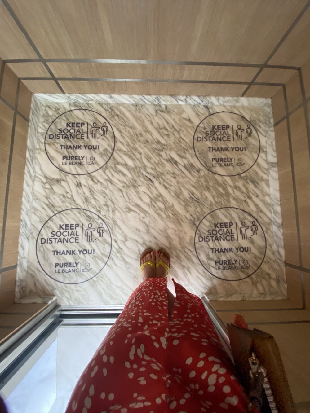 Signage in elevator.JPG