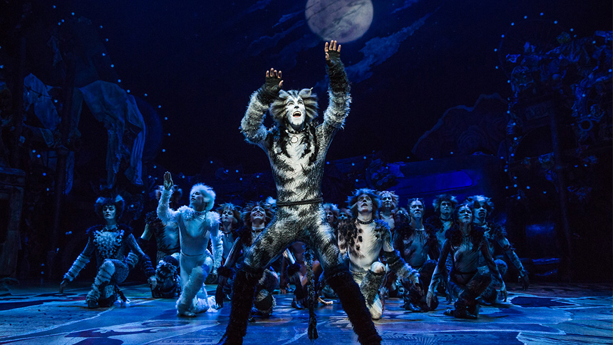 Andy Huntington Jones as Munkustrap in Broadway's revival of Cats.&nbsp;