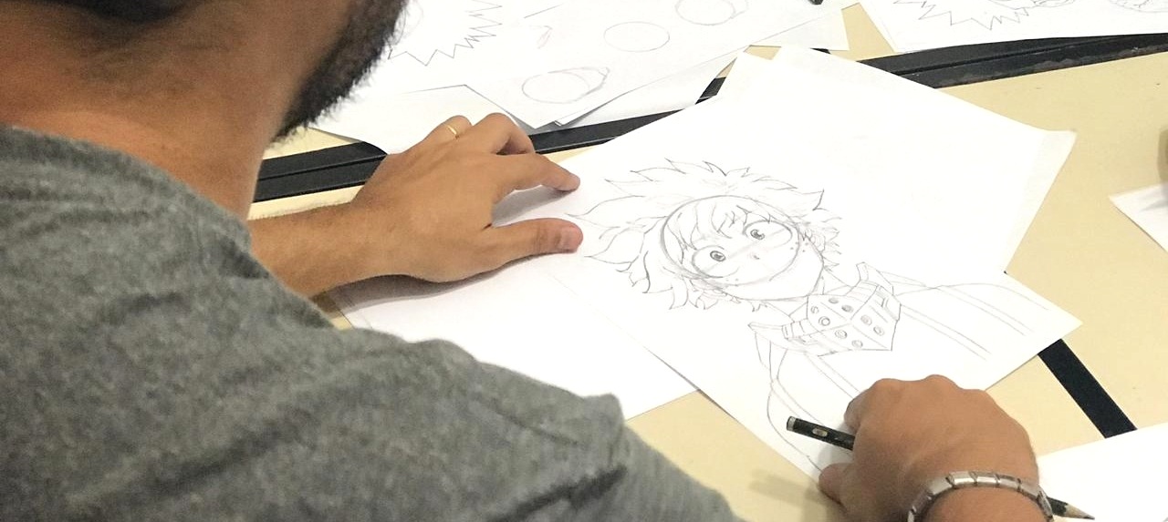 Arte no Papel Online: Técnicas para desenhar anime manga  Poses de  referência de desenho, Desenhando esboços, Desenho de pessoas