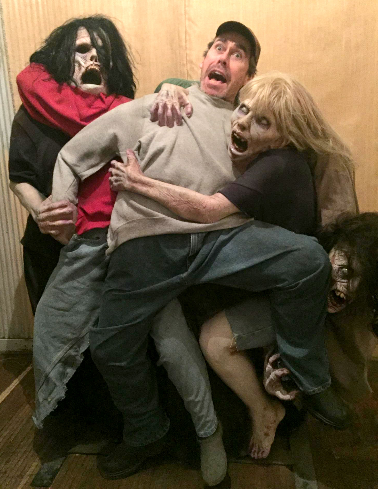 Packinghouse Creative's Chris Bell eaten by Zombies! It was nice knowing you Chris. R.I.P.