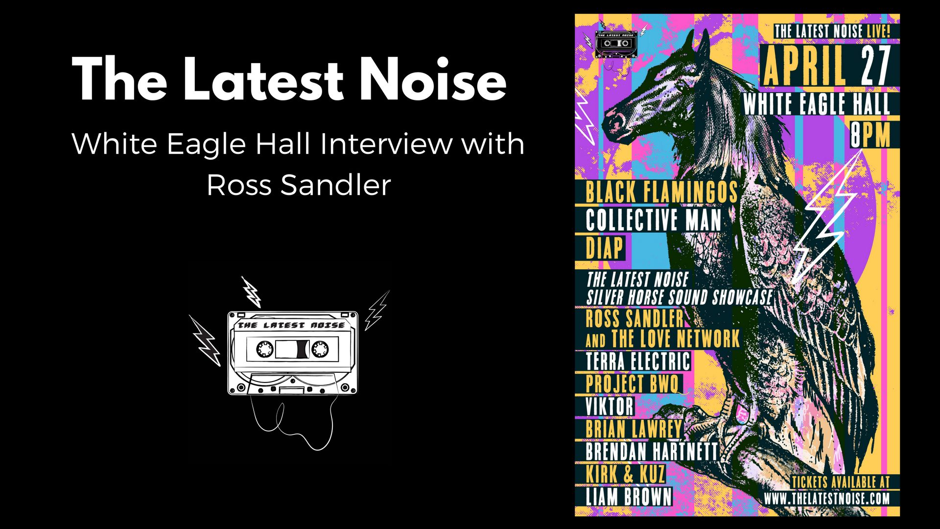 Artist Spotlight: Ross Sandler Live! At White Eagle Hall