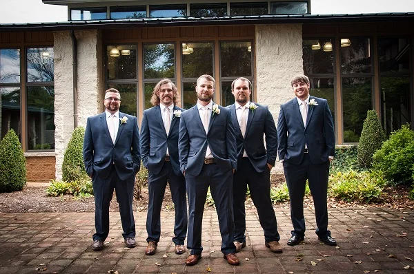 purple evening dress