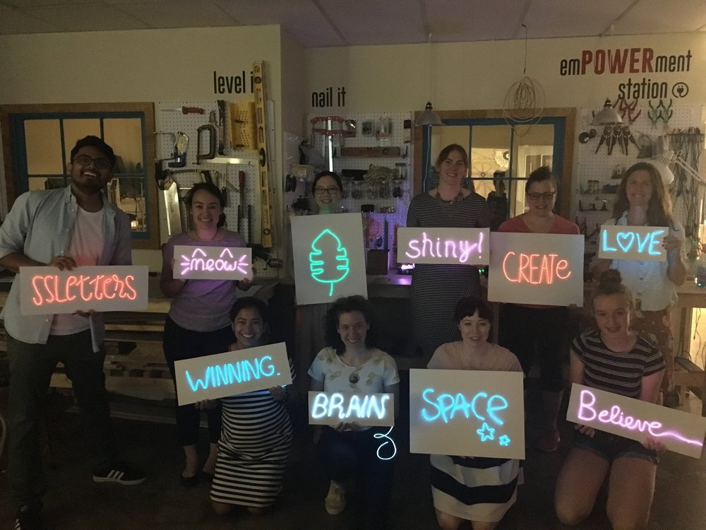 neon sign workshop