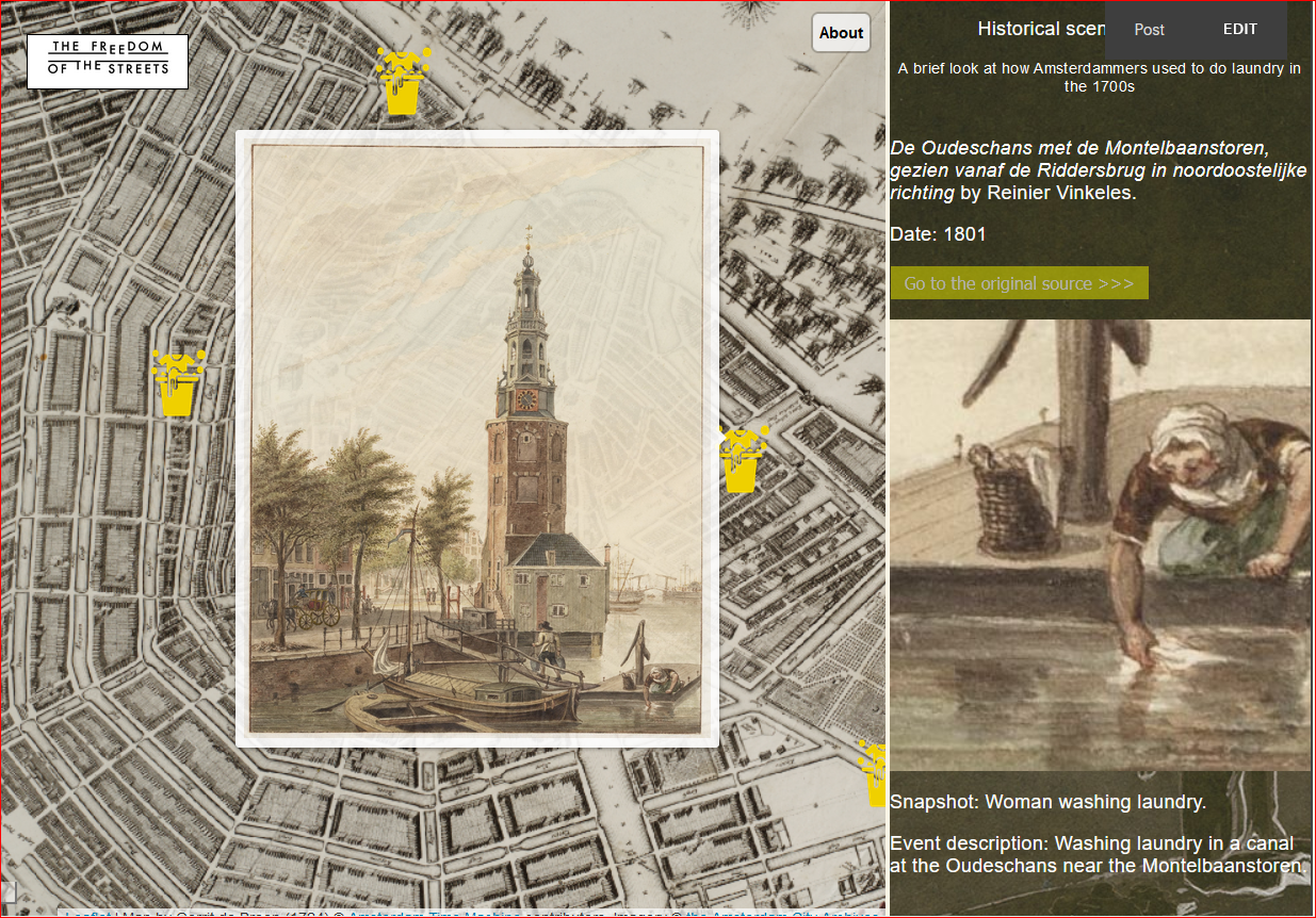 Historical scenes of laundry