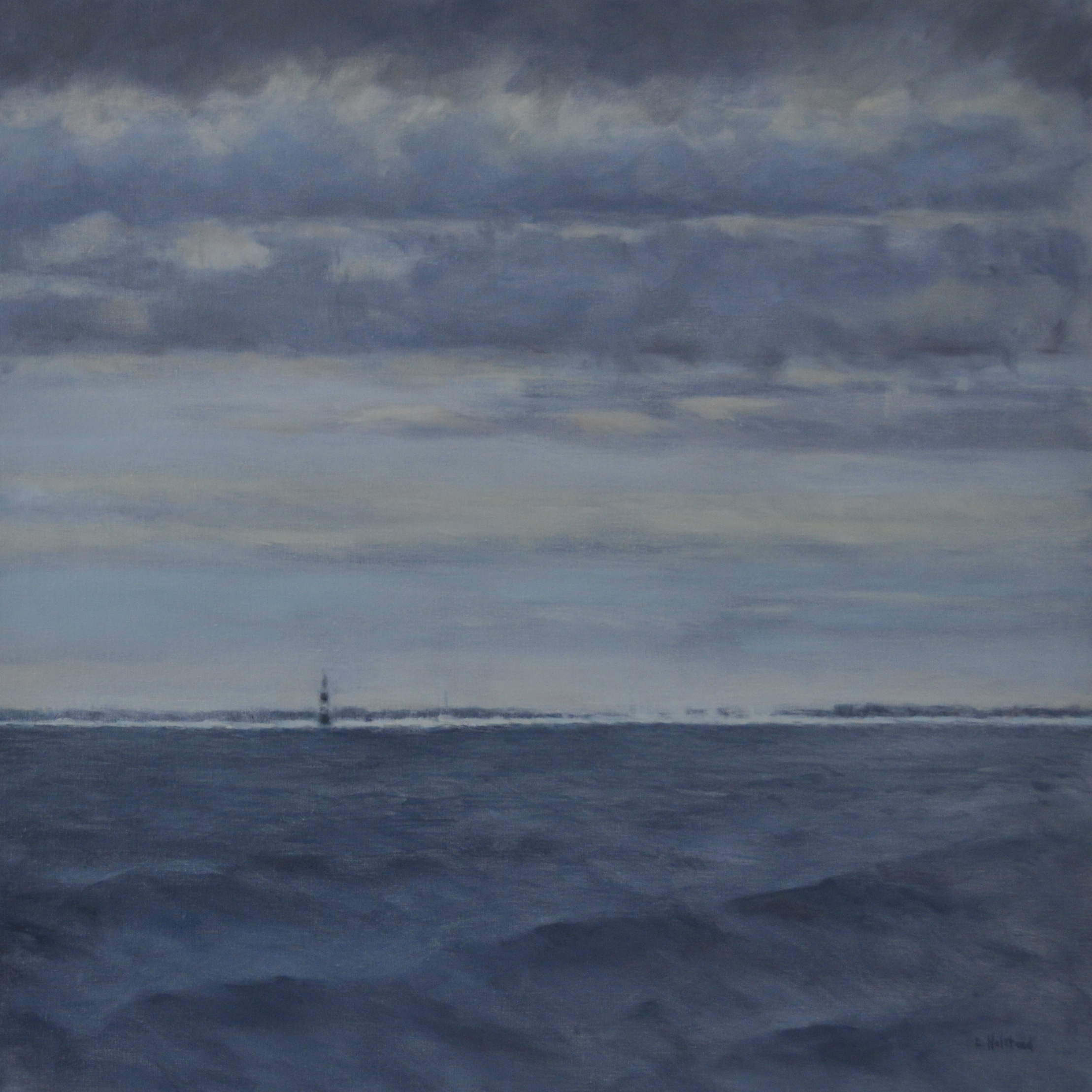 Mouth of the River Ahead, Oil on Linen, 30 x 30, sold