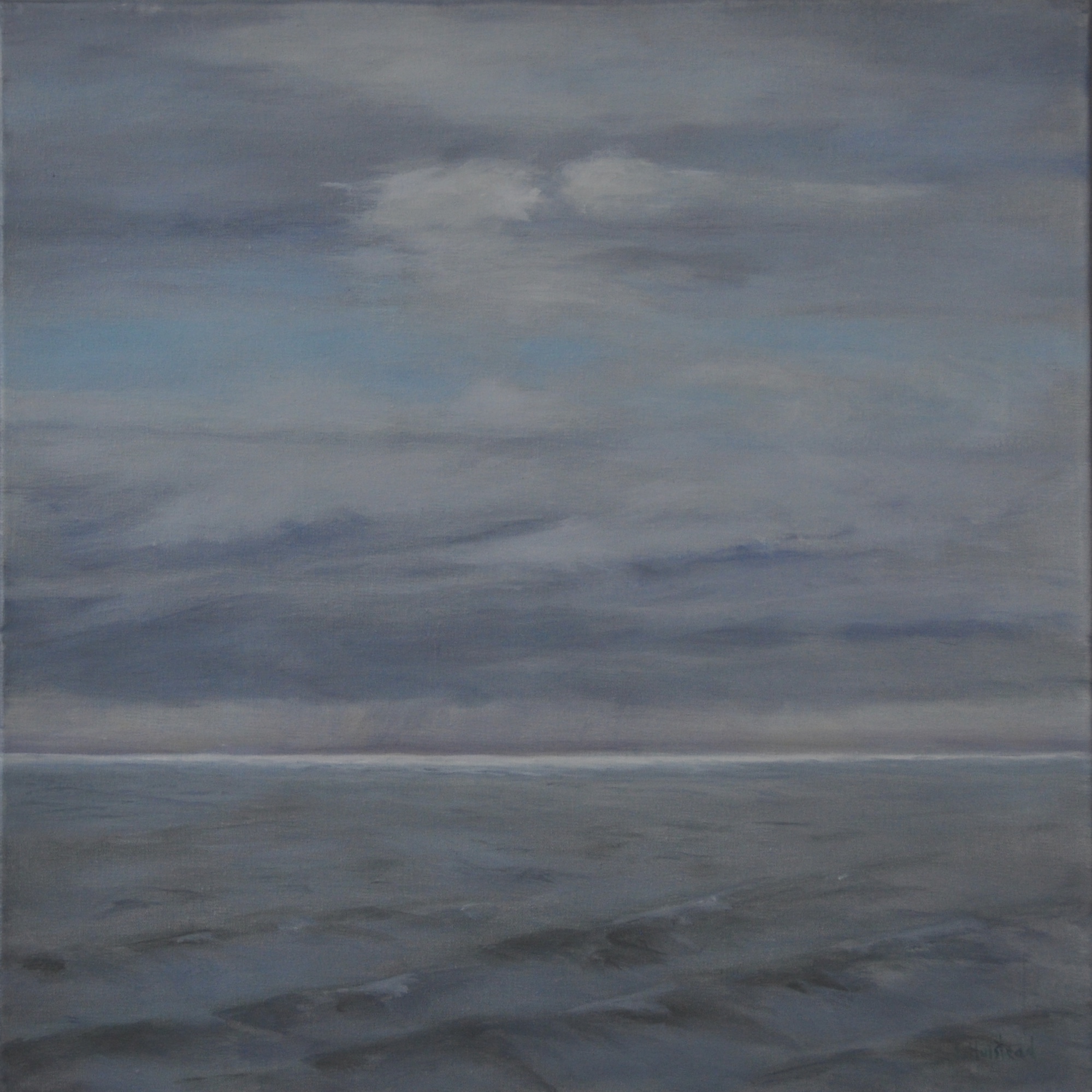 Silver Horizon, Oil on Linen, 14 x 14, available