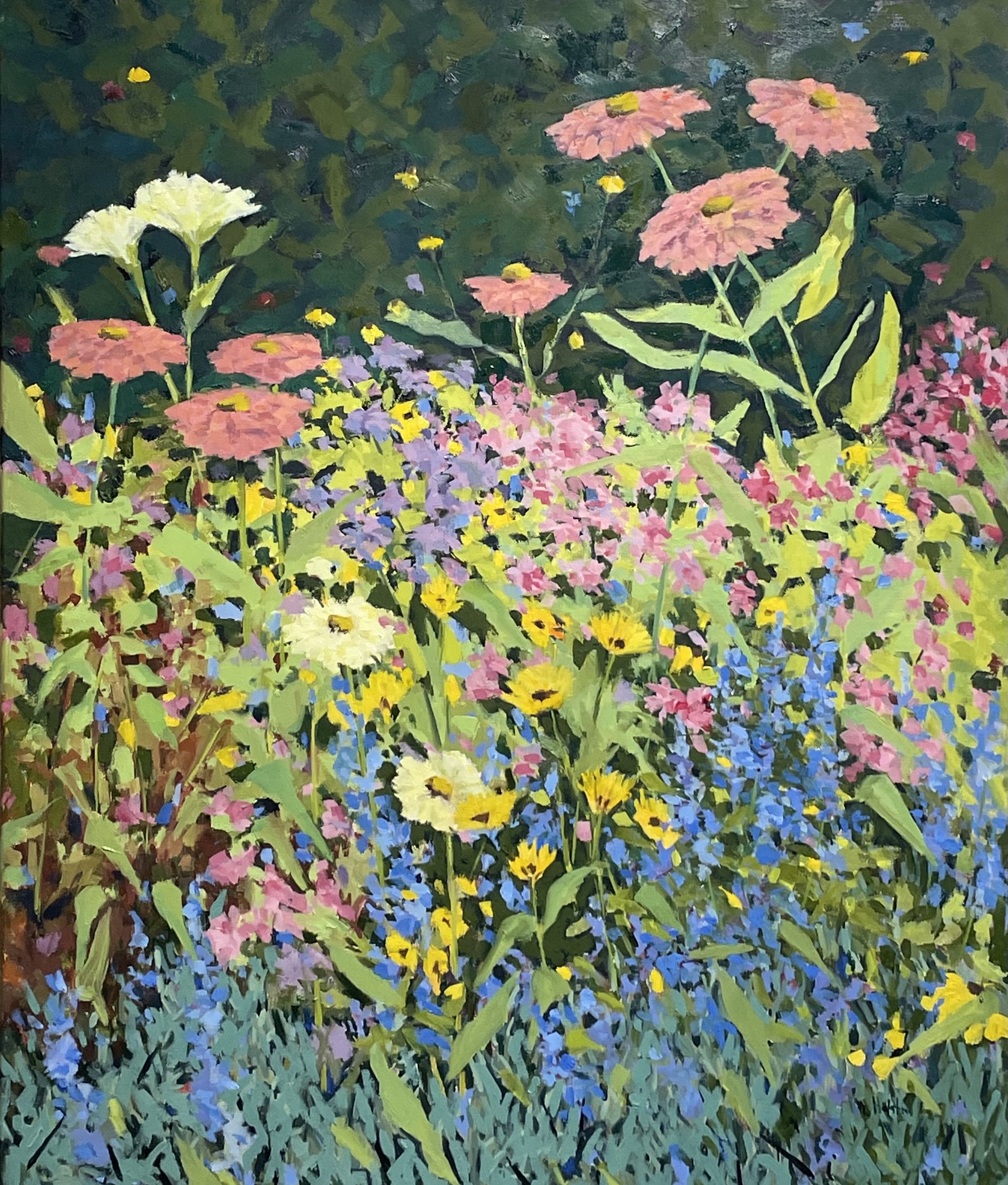 Florish 2, Triptych, oil on linen 24 x 20