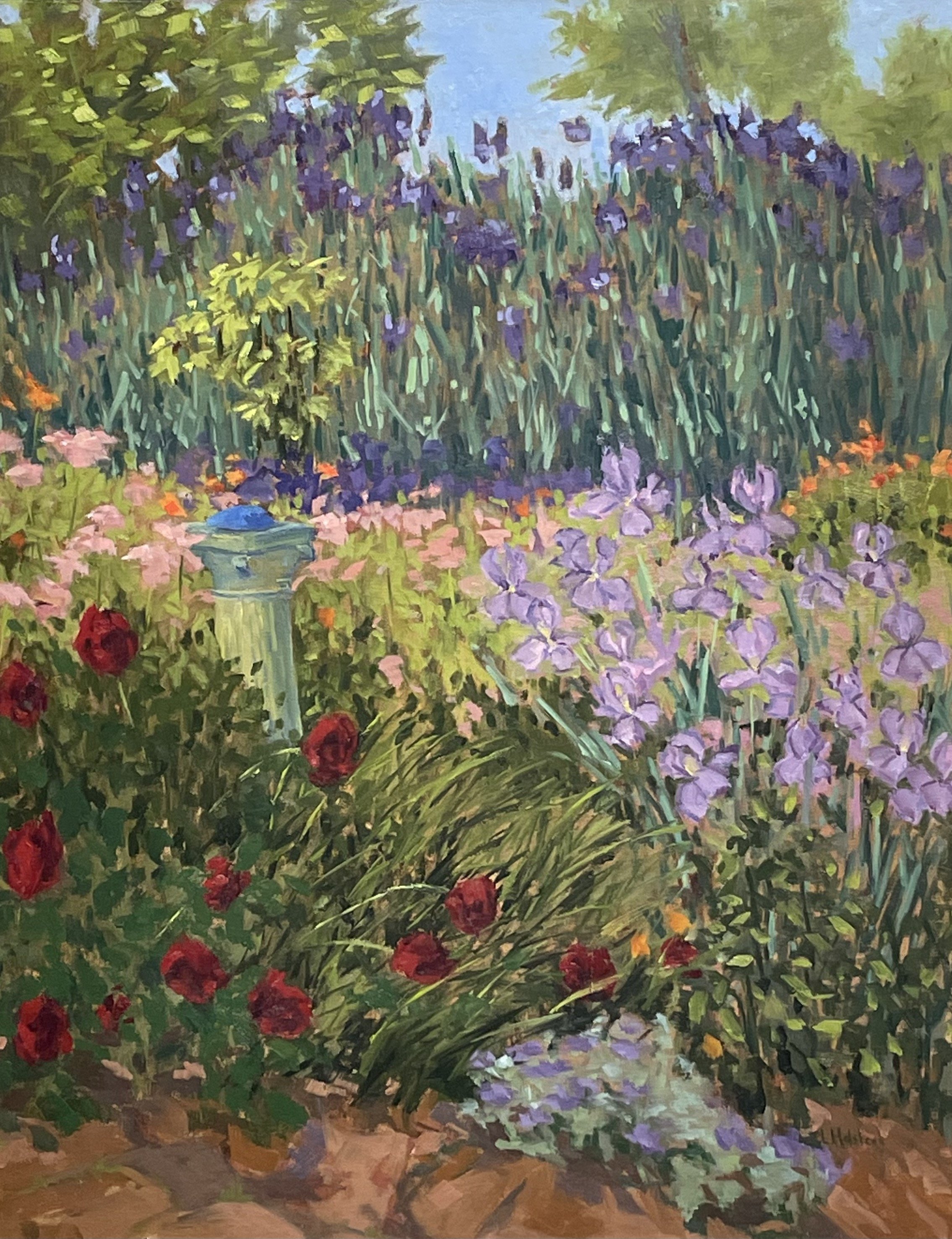 Liza's Garden, oil on linen, 20 x 16