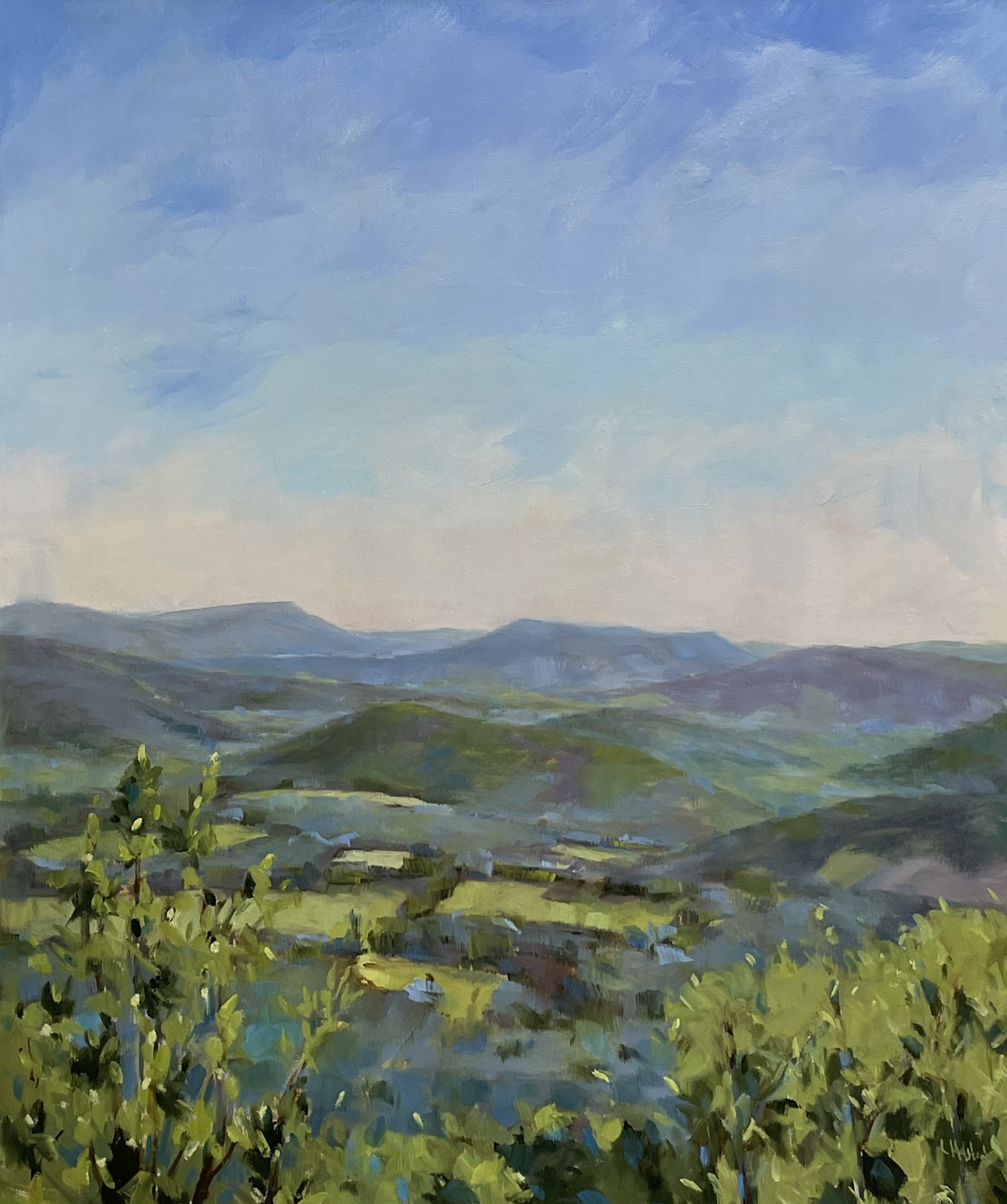 Overlooking Innis Mountain, 24 x 20, oil on linen