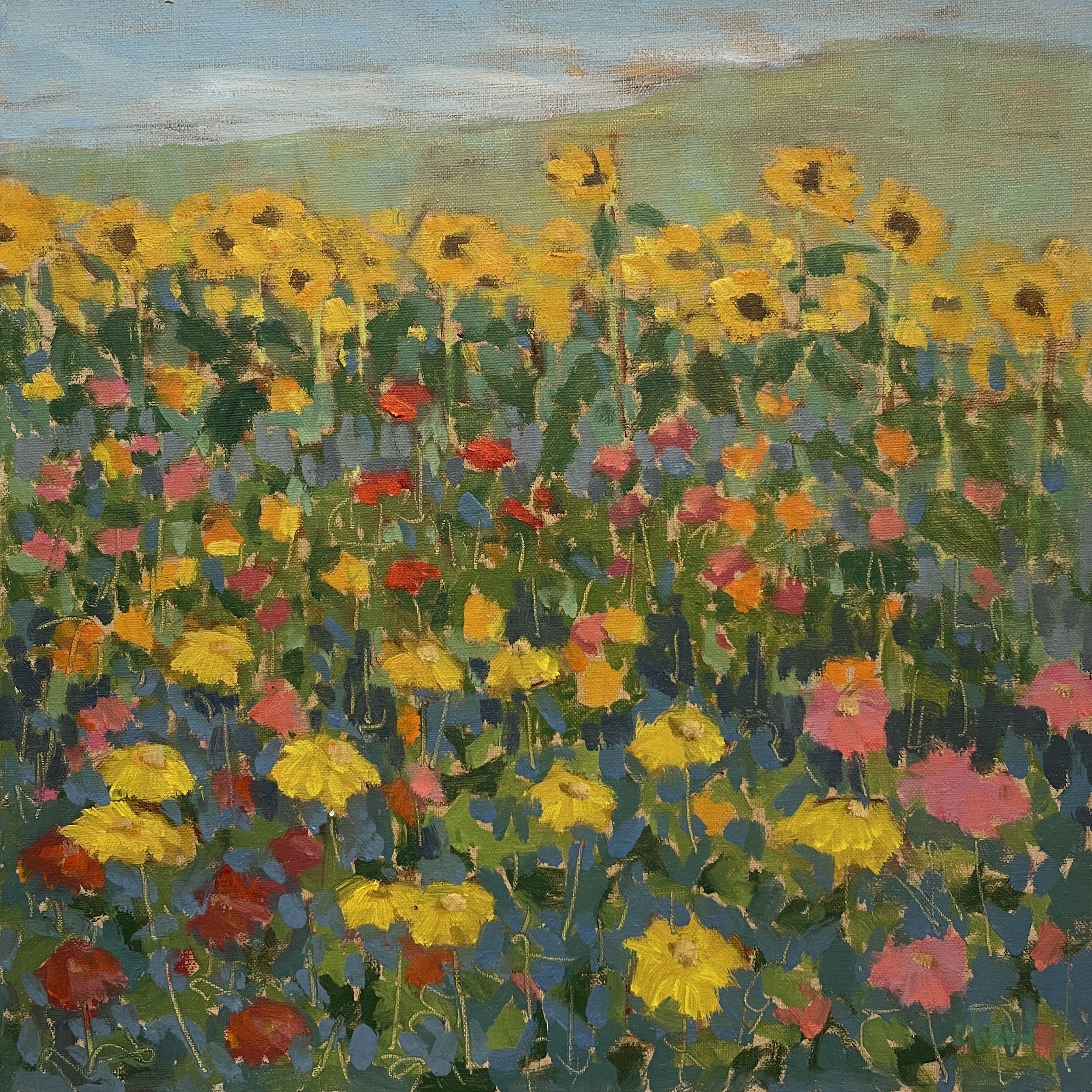 *Profusion, oil on linen, 12 x 12