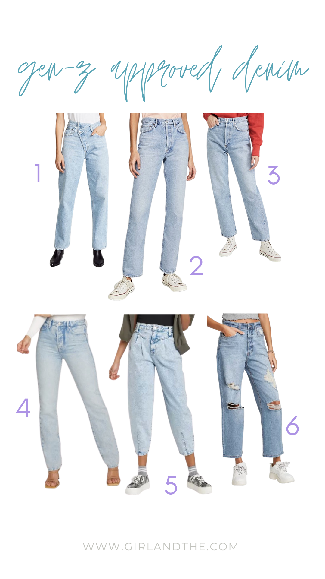 Gen-Z Approved Denim — girl & the | a guide to chasing happiness for ...