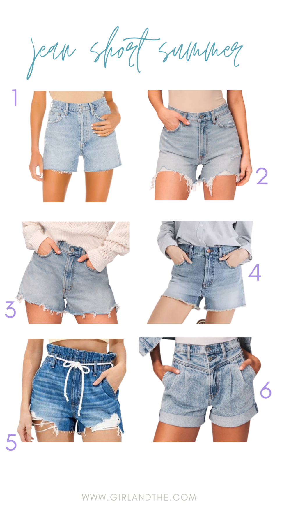 The Best Denim Shorts of All Time — girl & the | a guide to chasing ...