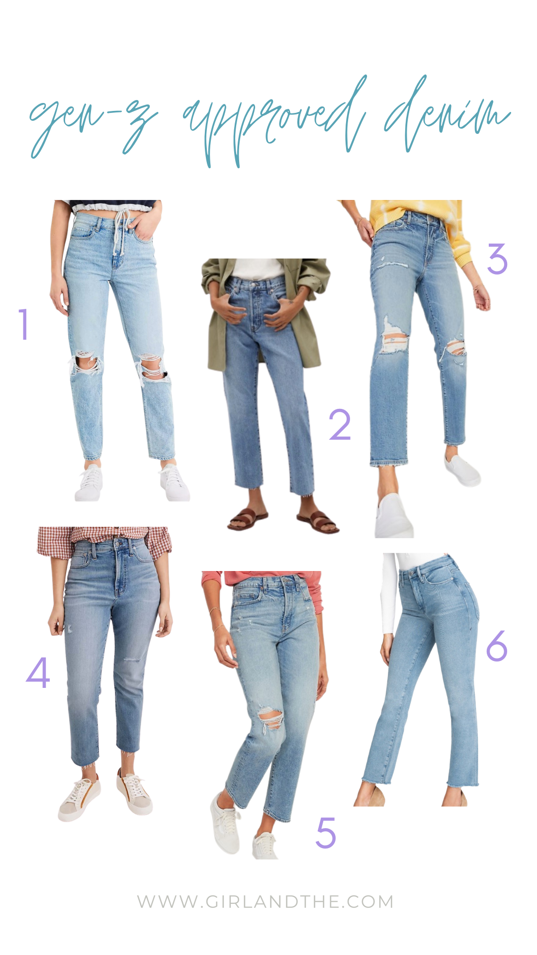 Gen-Z Approved Denim — girl & the | a guide to chasing happiness for ...