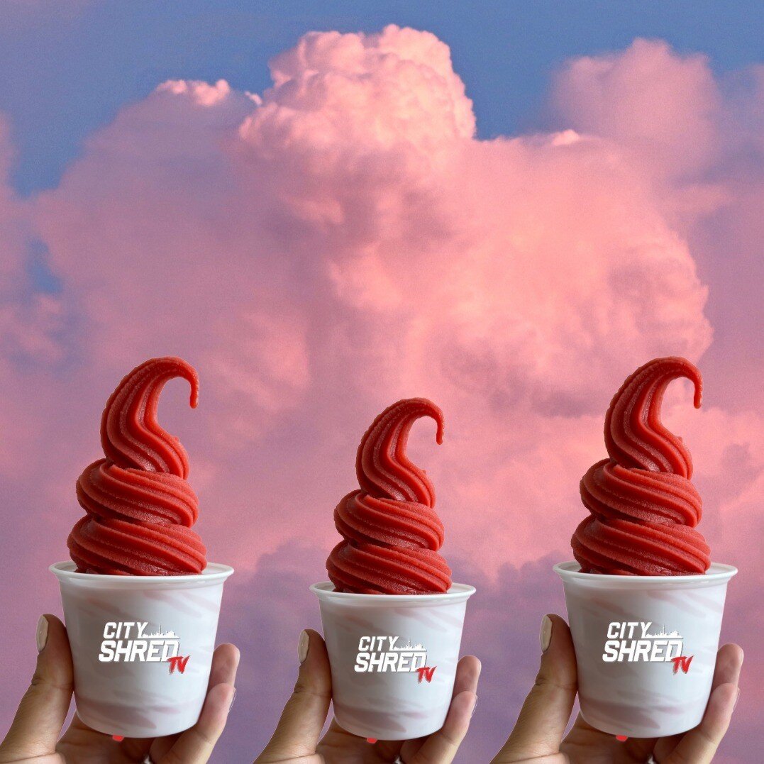 🎉FREEEE ICE CREAM ALL DAY Aug 21-22! 🎉🎉🎉⠀⠀⠀⠀⠀⠀⠀⠀⠀
We&rsquo;re celebrating the launch of @CITY_SHRED TV with our limited edition Vegan Berry Blast. Drop by our Trinity Bellwoods, High Park, or Danforth Location and get FREE ICE CREAM + a FREE 30-D