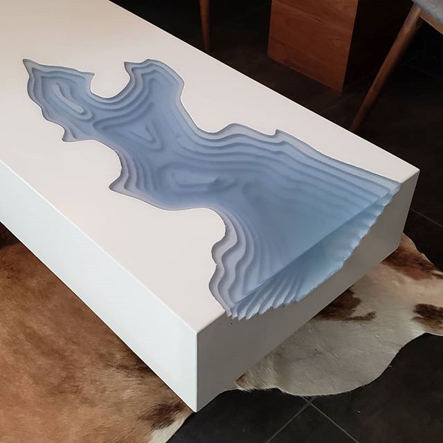 A couple preview images of the Arctic Erosion table.... Much more on this one coming soon... #whiteconcrete #epoxy #digitalfabrication

#xcarveproject #xcarve #cnc #cncproject #concrete #gfrc #amazing #wow #concreteart #concretetable #epoxyresin #epo