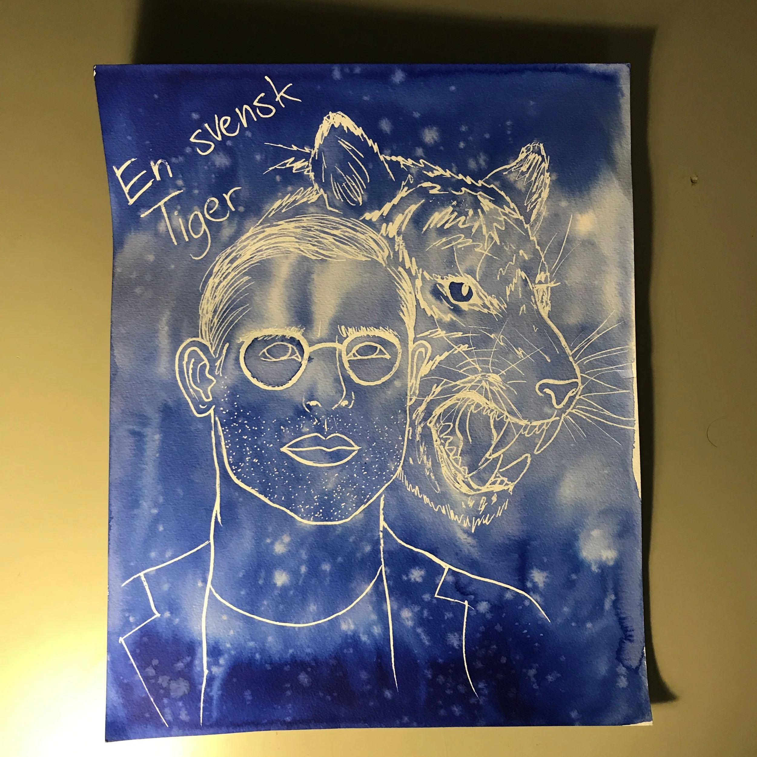 Tuvas bild av mig. Själv tar jag inget ansvar för denna produktion. Även om jag är smickrad.