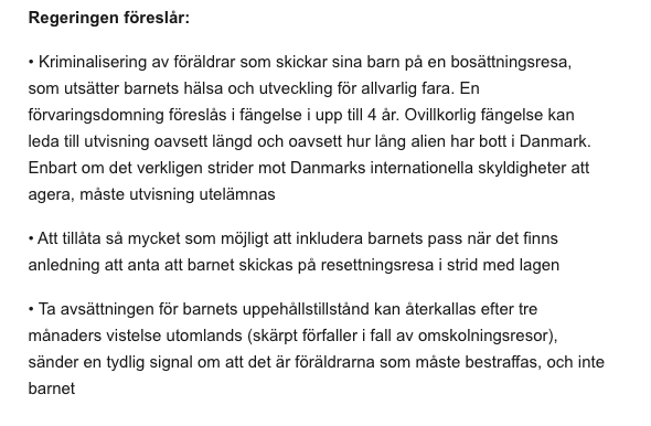 Från danska regeringens hemsida.