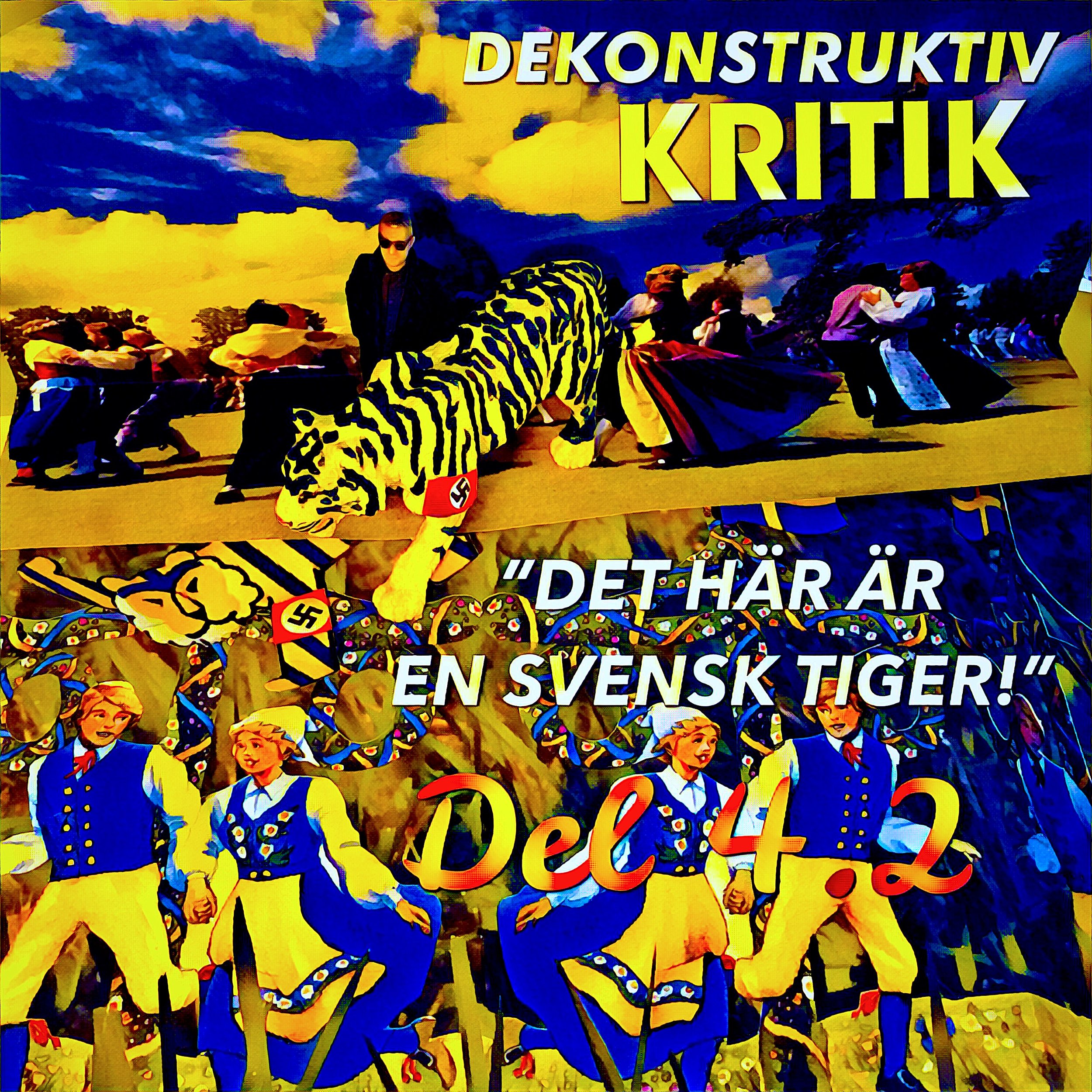 Den svenska tigern och ,mini-Aron på midsommarfirande 2018.