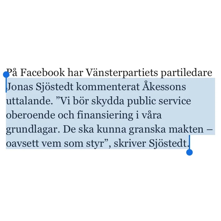 Vilket innebär att det inte är något de kan göra idag!